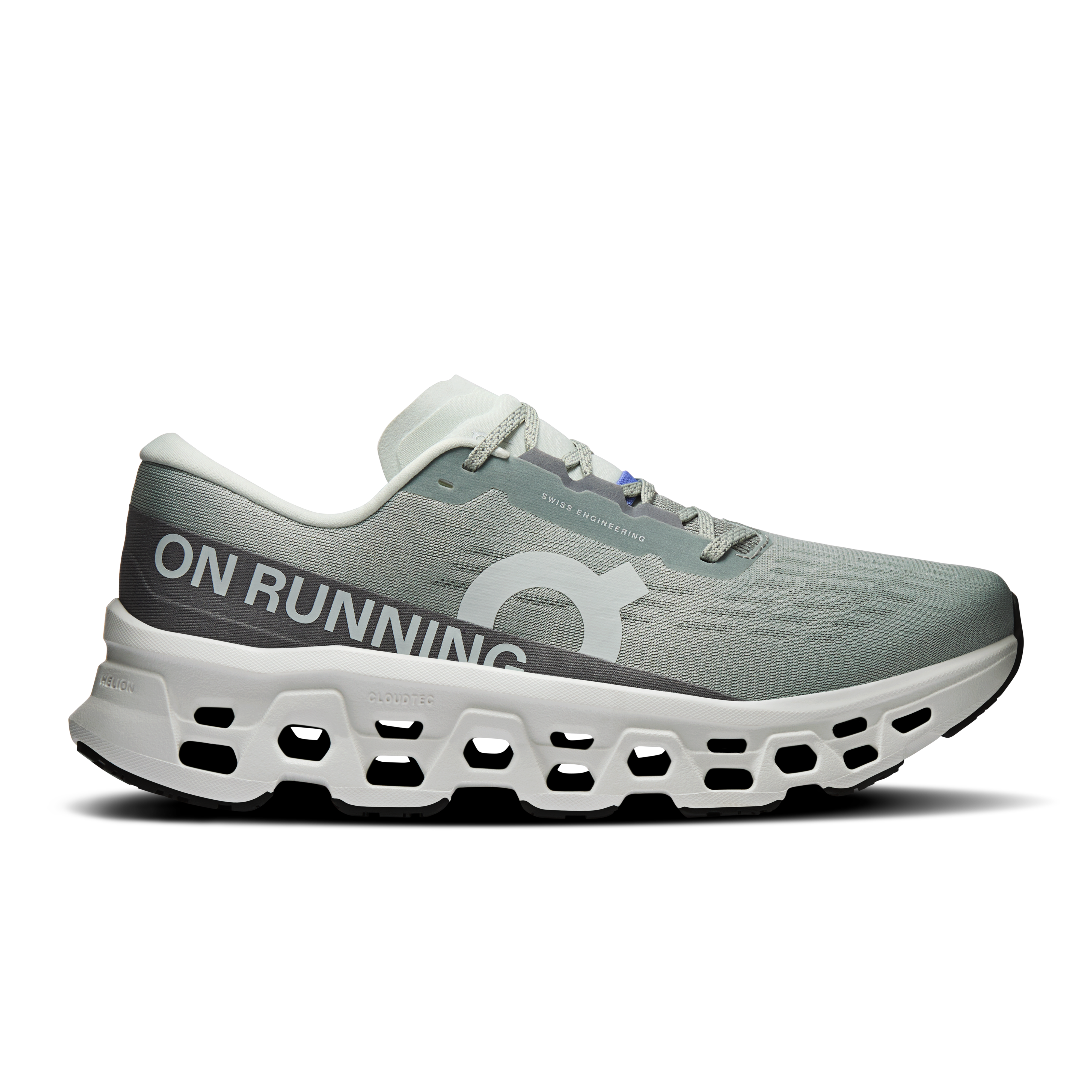 On Running Men's Cloudmonster 3 Shoes - Tin / Ivory