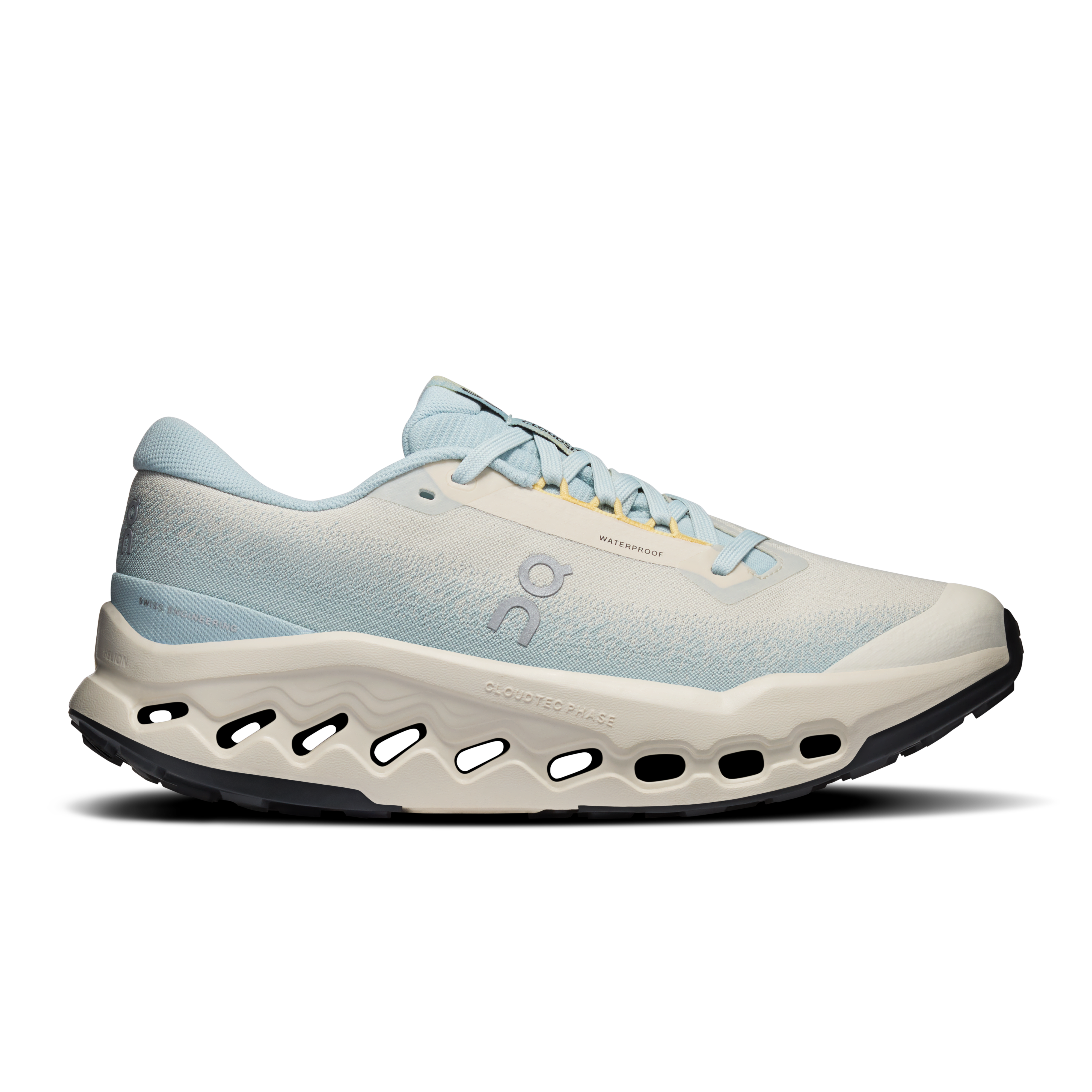 On Running Women's Cloudsurfer Trail 2 Waterproof Shoes - Grain / Brook