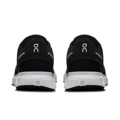 On Running Women's Cloud 6 Wide Shoes - Black / White