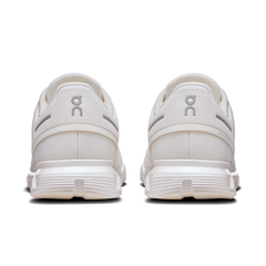On Running Men's Cloud 6 Wide Shoes - White / White