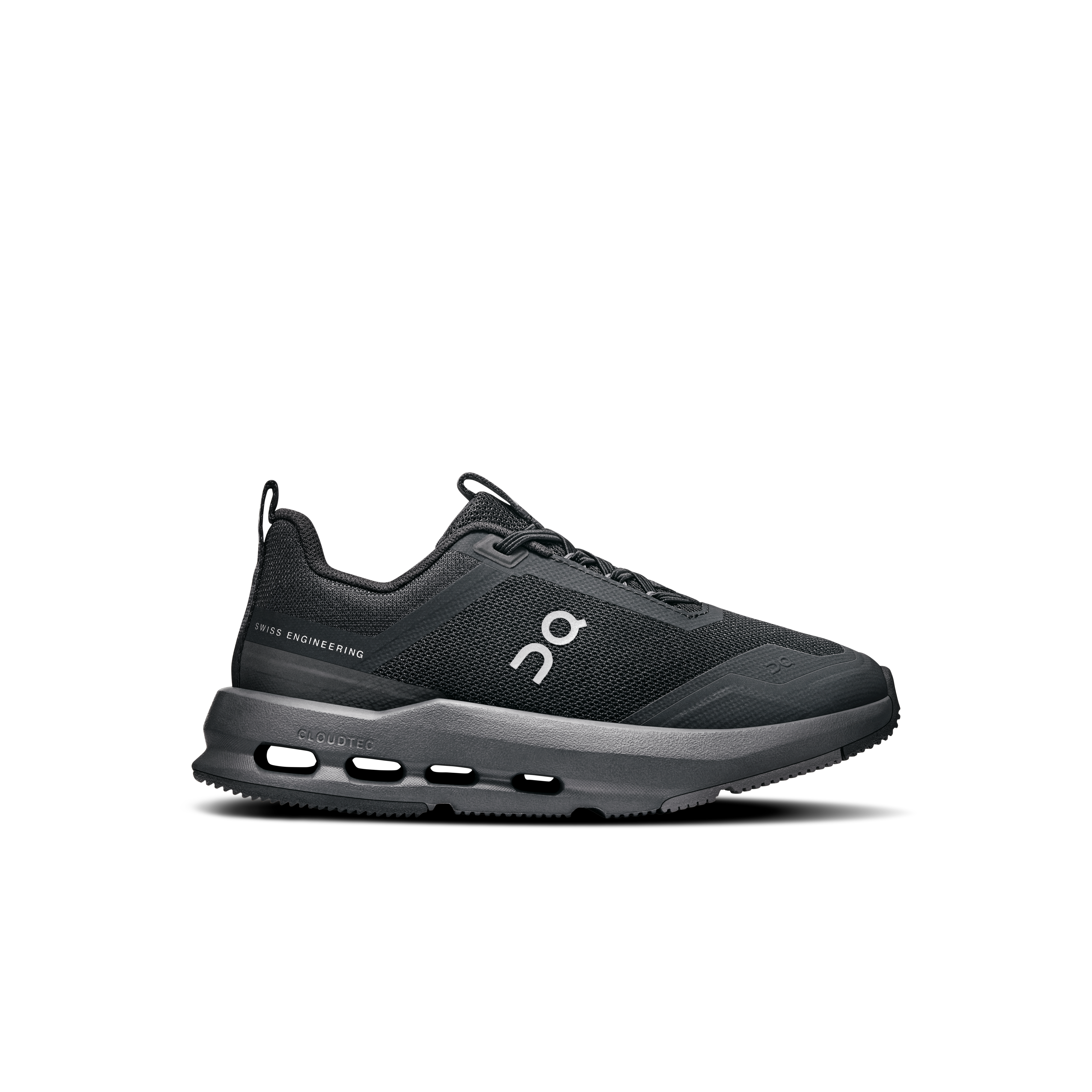 On Running Kids' Cloudnova Kids Shoes - Black / Eclipse
