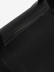 Large Leather Belted Duffle