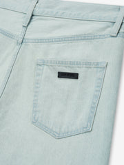 Bleach Washed Denim Straight 5 Pocket