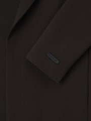 Double Weave Wool Crewneck Jacket