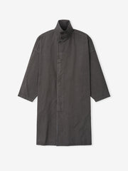 Garment-Dyed Cropped Sleeve Car Coat