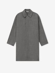 Mouline Wool Relaxed Trench Coat