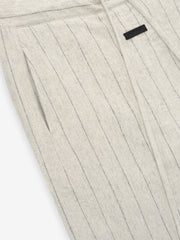 Double Face Wool Baseball Flared Pants