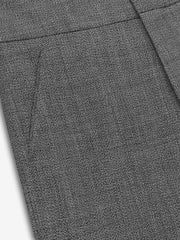 Mouline Wool Casual Flat Front Pant
