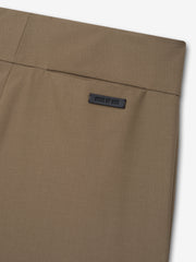 Wool Poplin Casual Flat Front Pants