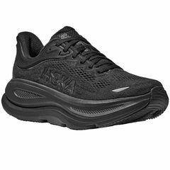Hoka Bondi 9 Wide Womens Running Shoes Black/Black