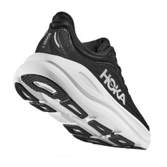 Hoka Bondi 9 Womens Running Shoes Black/White