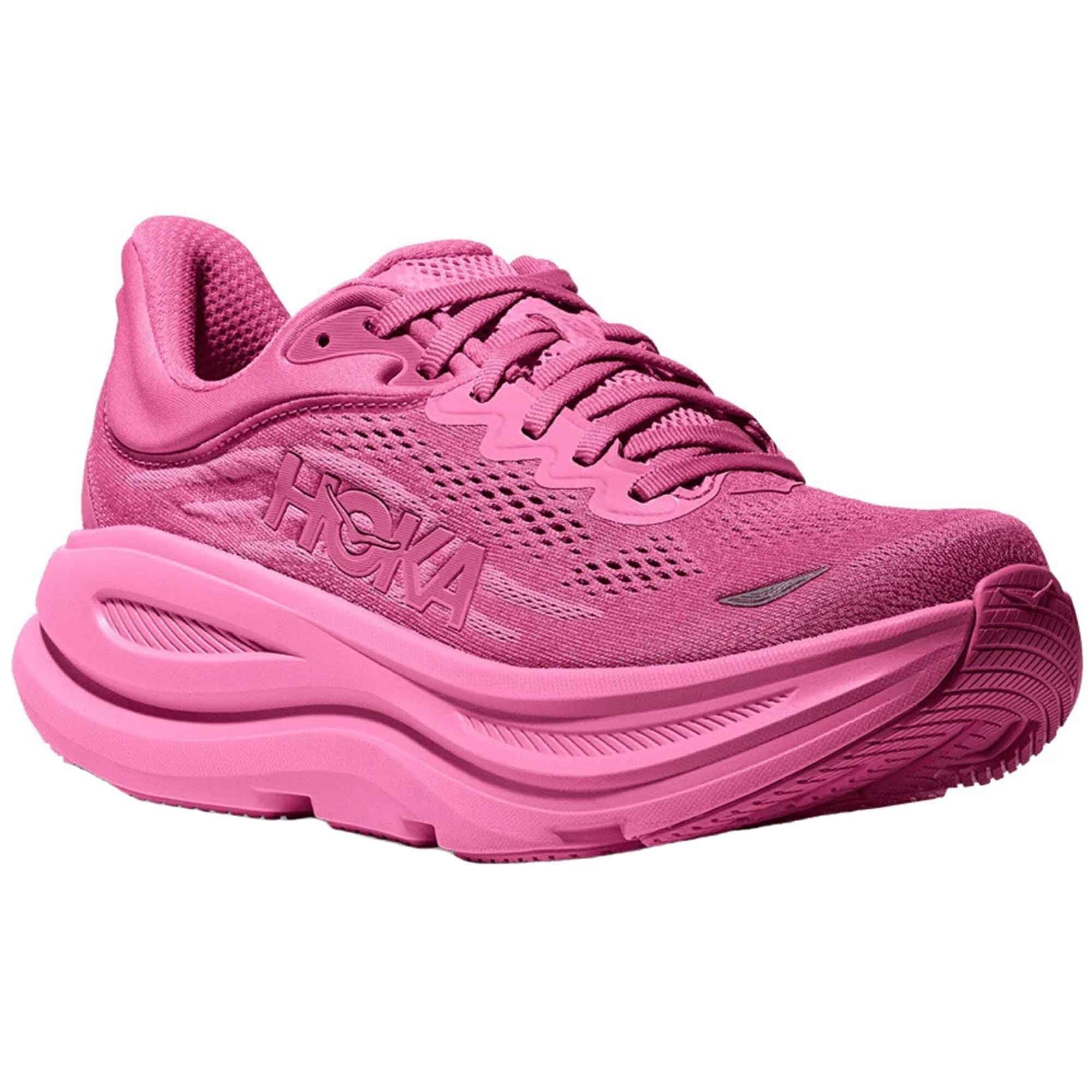 Hoka Bondi 9 Womens Running Shoes Crabapple/Crabapple