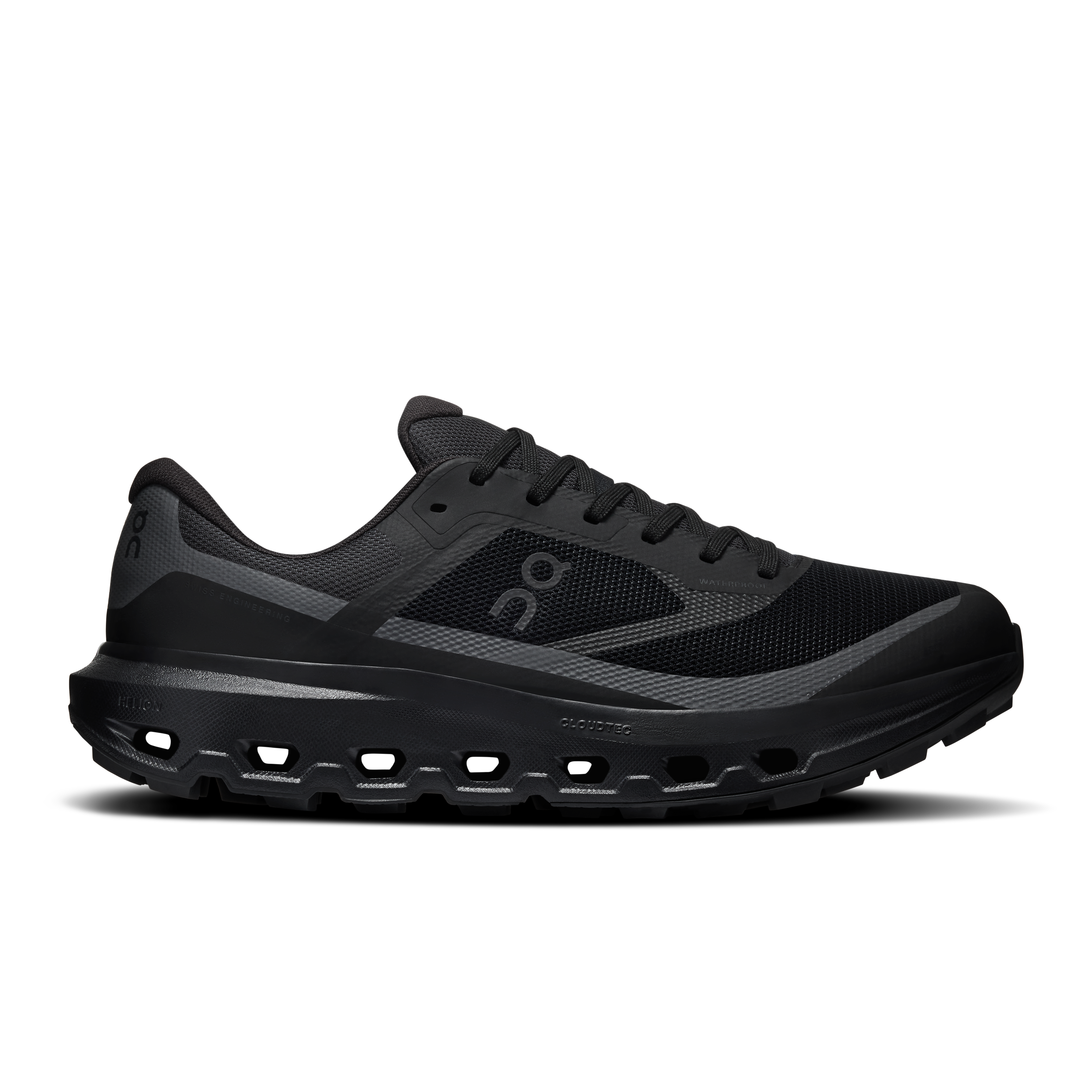 On Running Men's Cloudvista 3 Waterproof Shoes - Black / Black