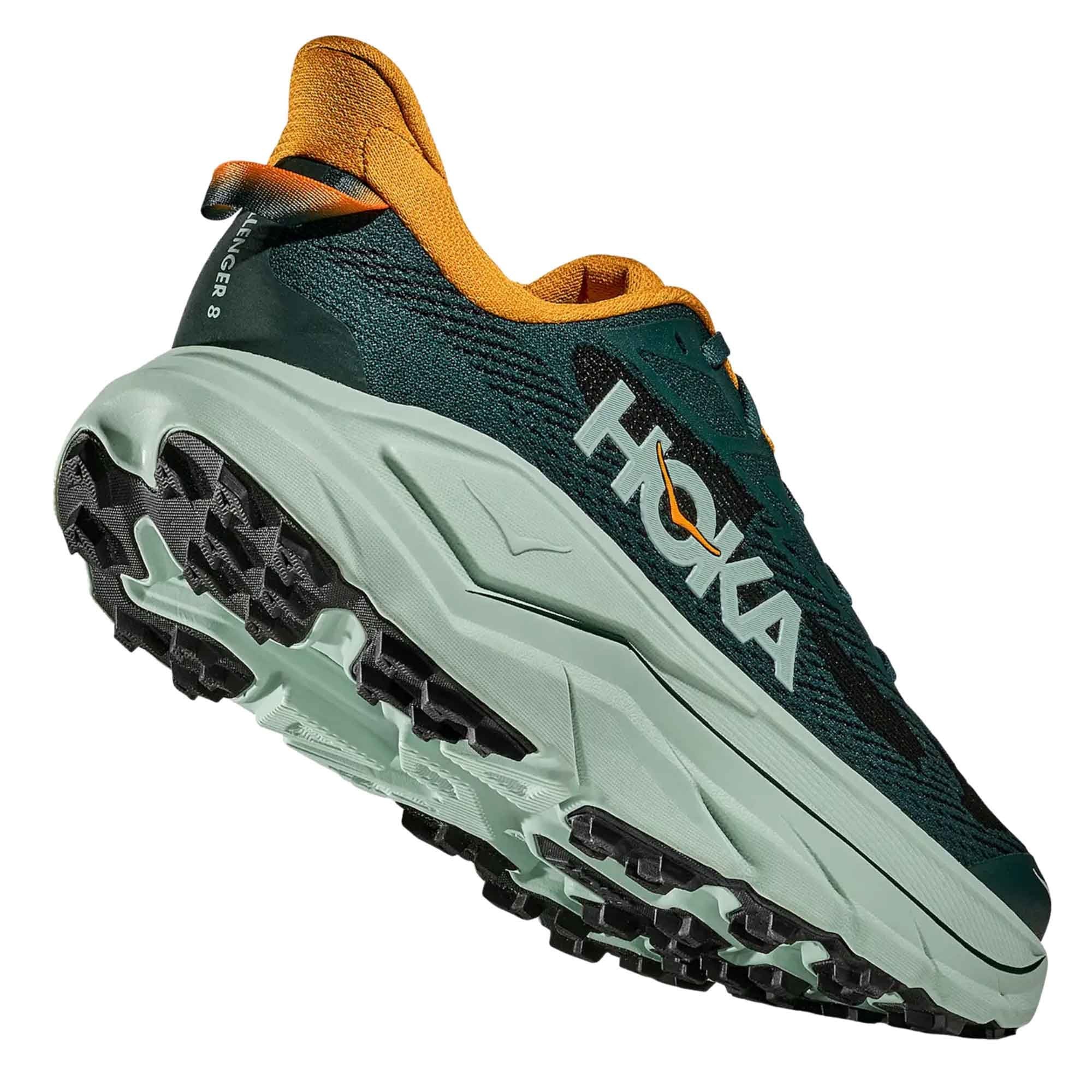 Hoka Challenger 8 Men's Trail Running Shoes Bay Leaf/Sage