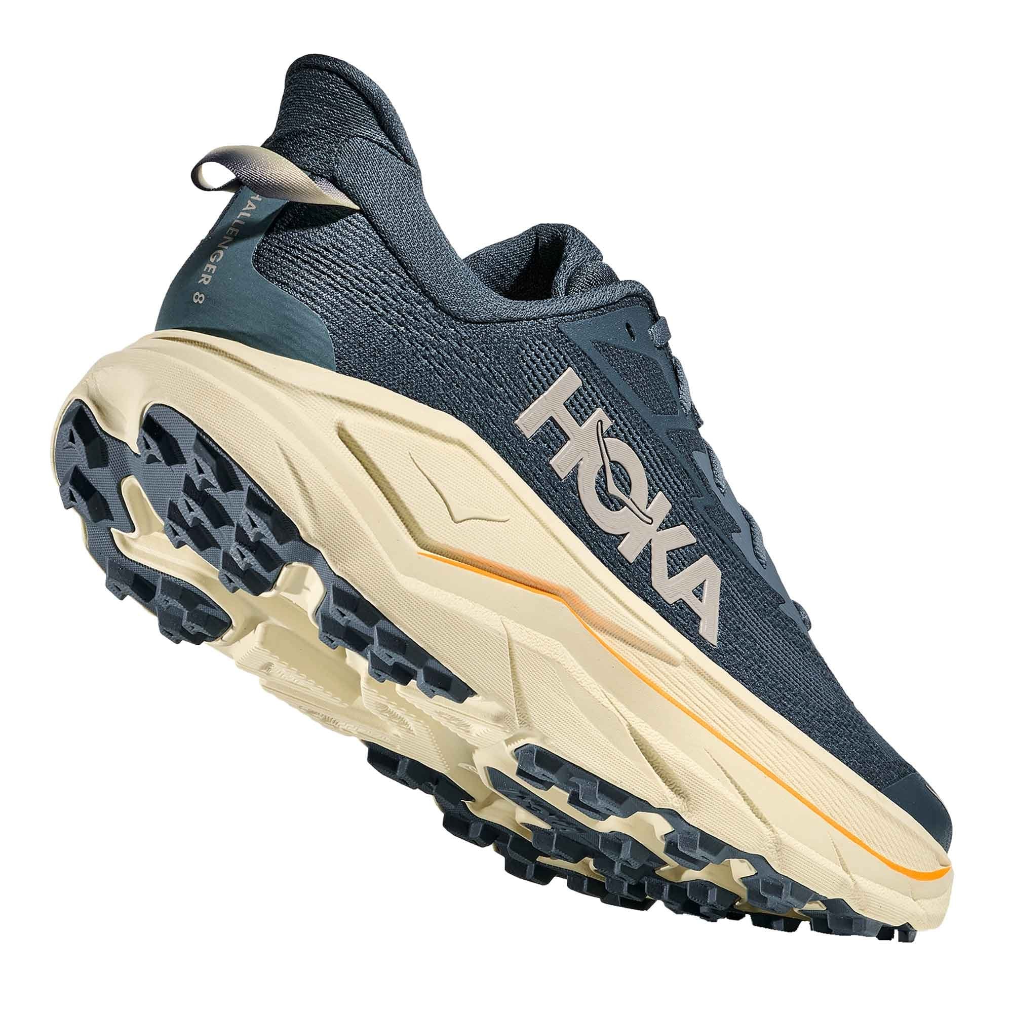 Hoka Challenger 8 Men's Trail Running Shoes Faded Navy/Pampass Grass