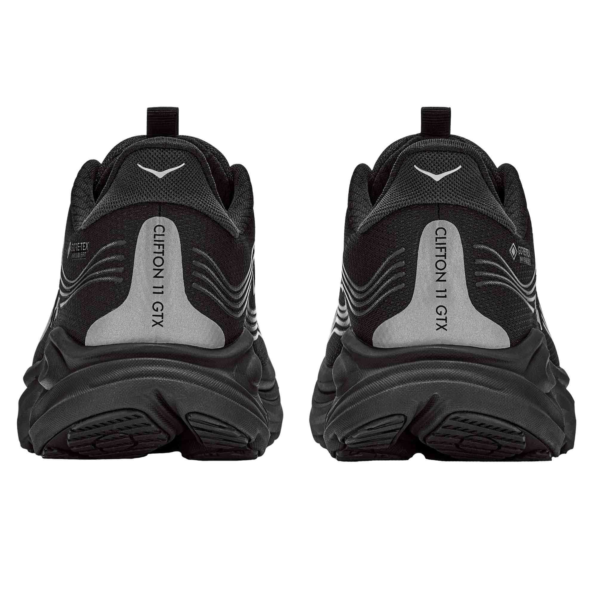 Hoka Clifton 11 Gore-Tex Womens Running Shoes Black/Black