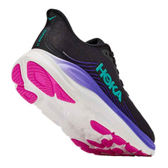 Hoka Clifton 11 Womens Running Shoes Black/Neon Nebula