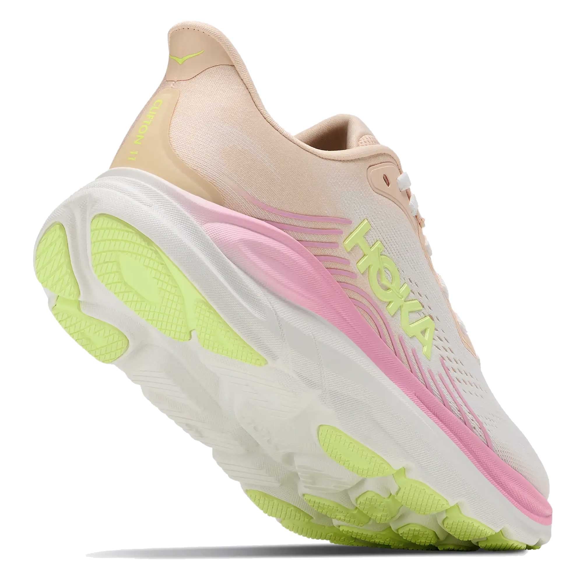 Hoka Clifton 11 Womens Running Shoes Tangerine Glow/White