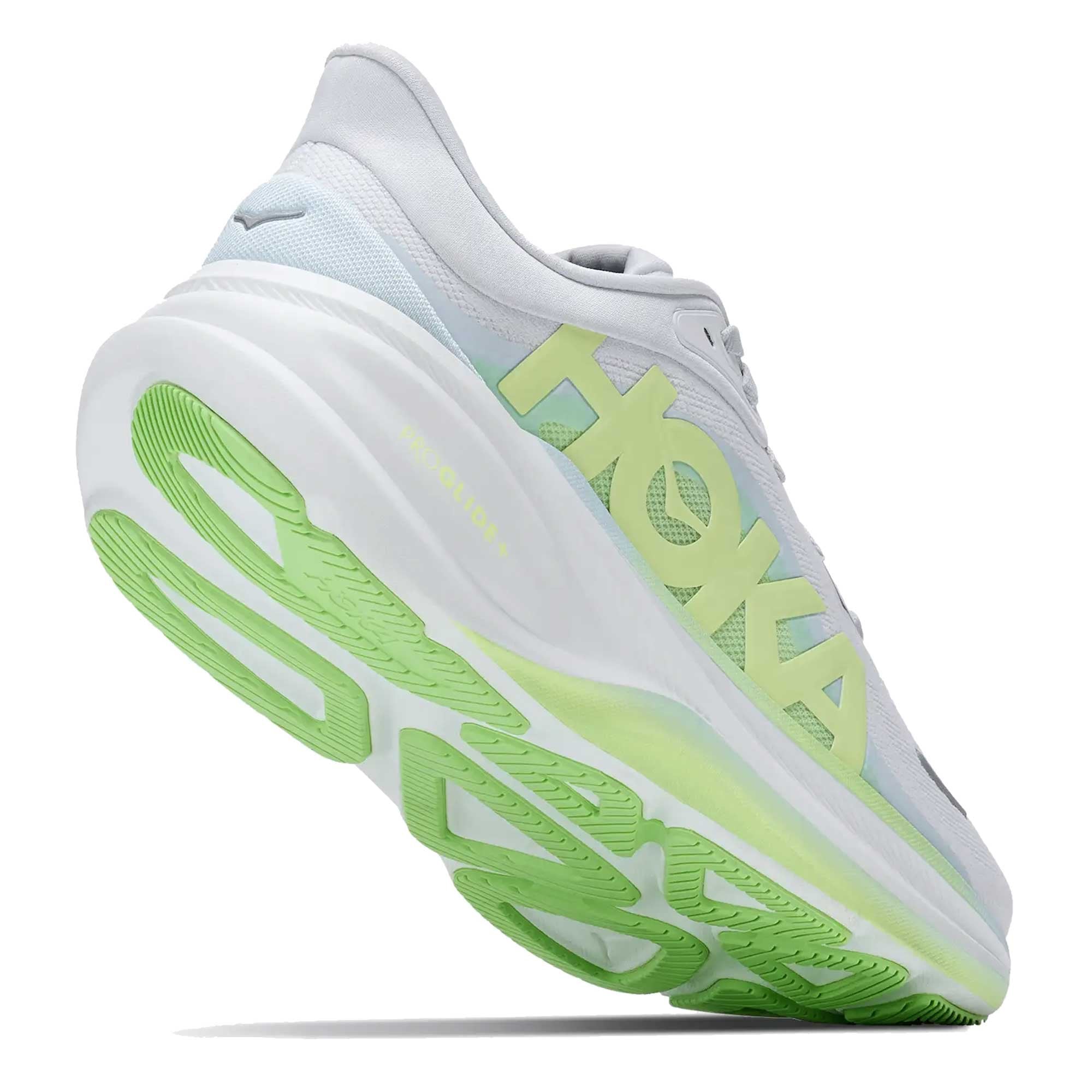 Hoka Clifton Pro Wide Womens Running Shoes Cosmic Grey/Neon Yuzu