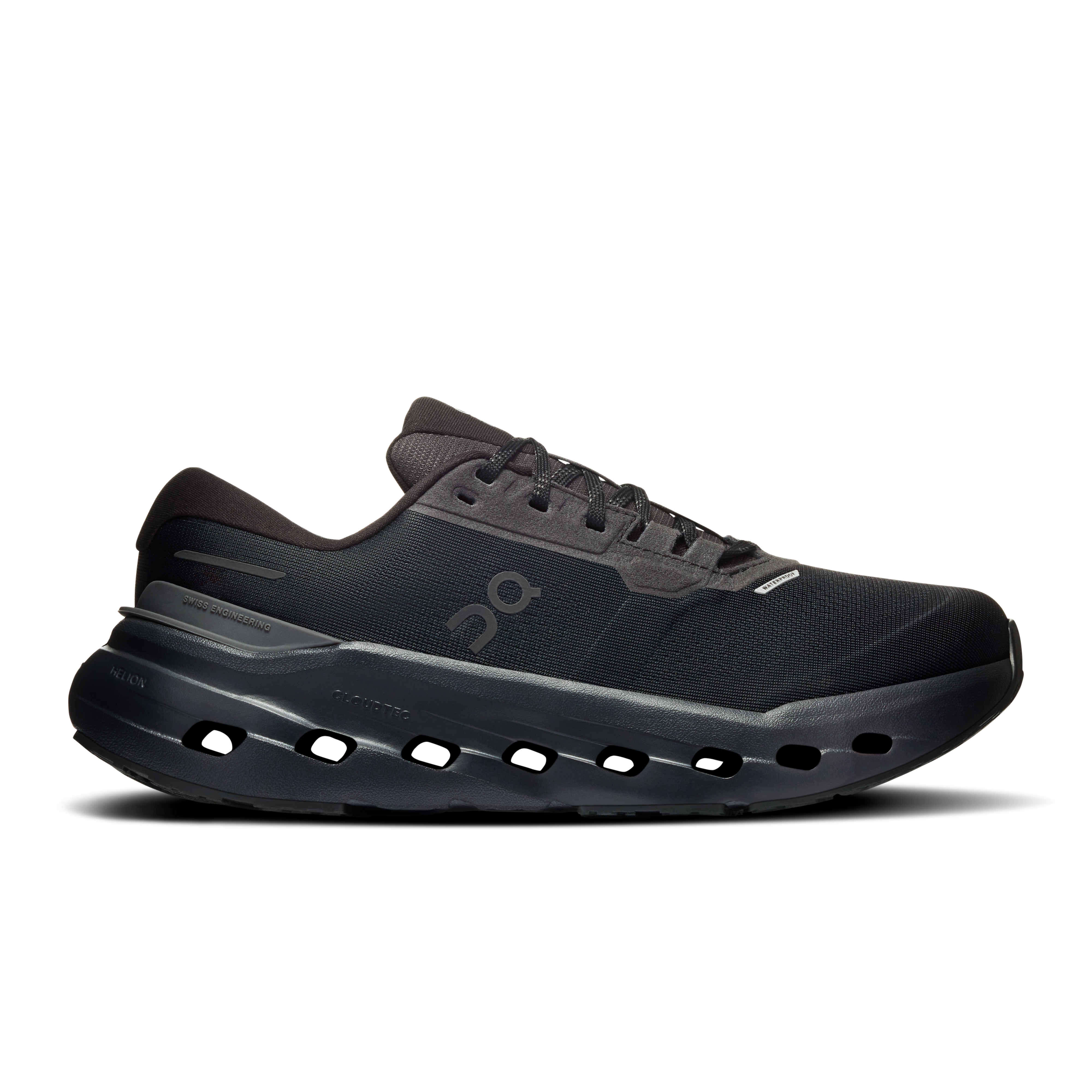 On Running Women's Cloudrunner 3 Waterproof Shoes - Black / Black