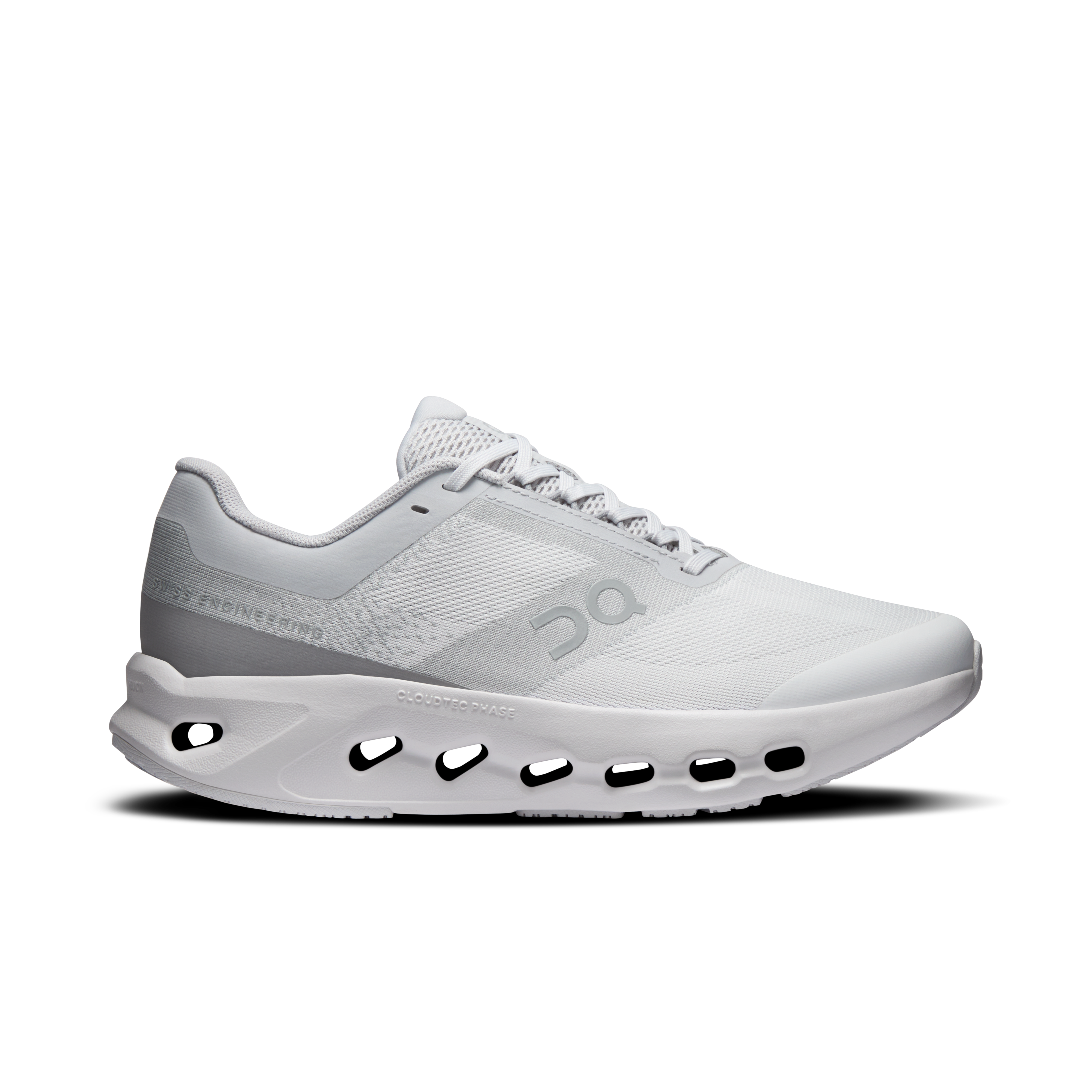 On Running Kids' Cloudsurfer Youth Shoes - Frost / White