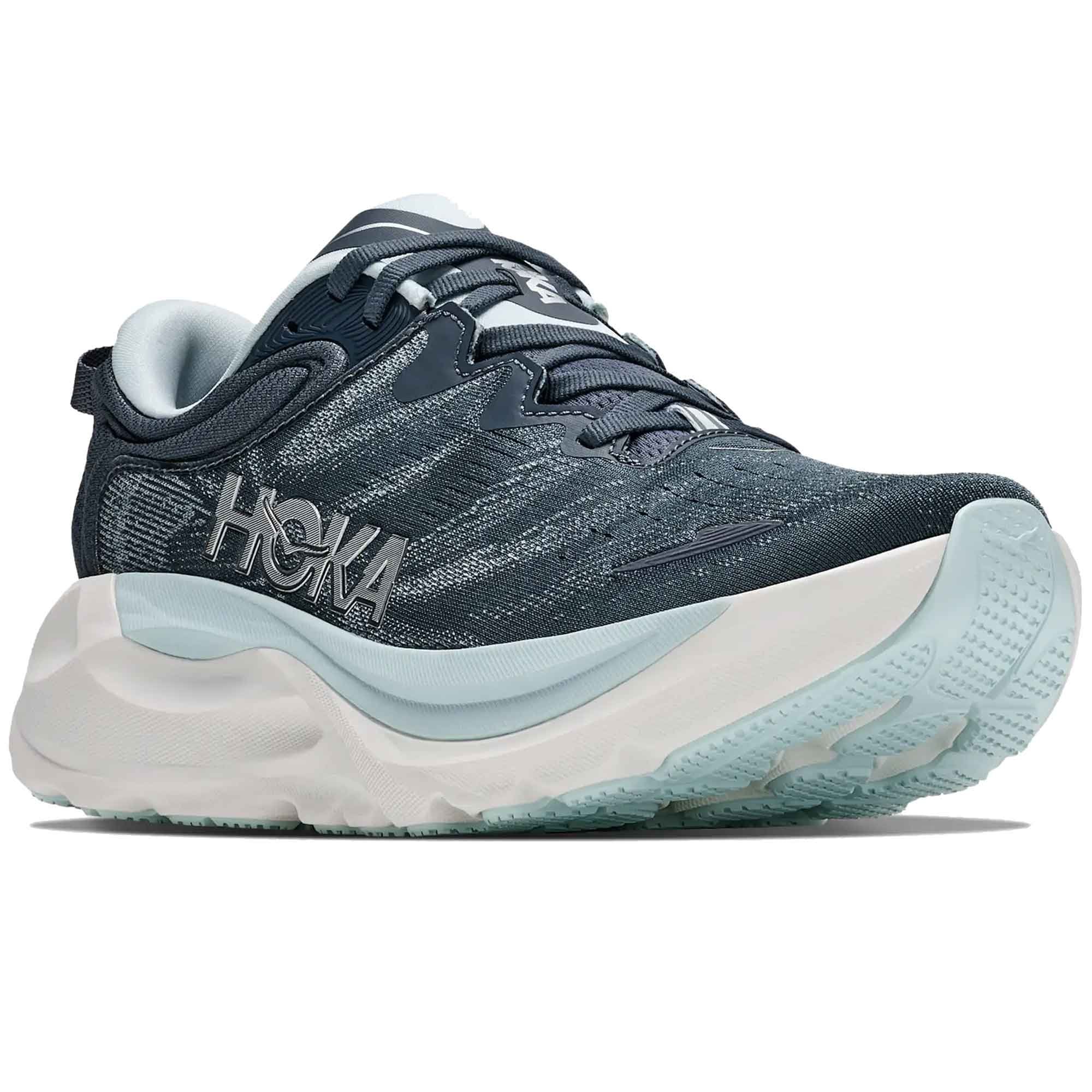 Hoka Gaviota 6 Wide Womens Running Shoes Faded Navy/Glimmering Blue