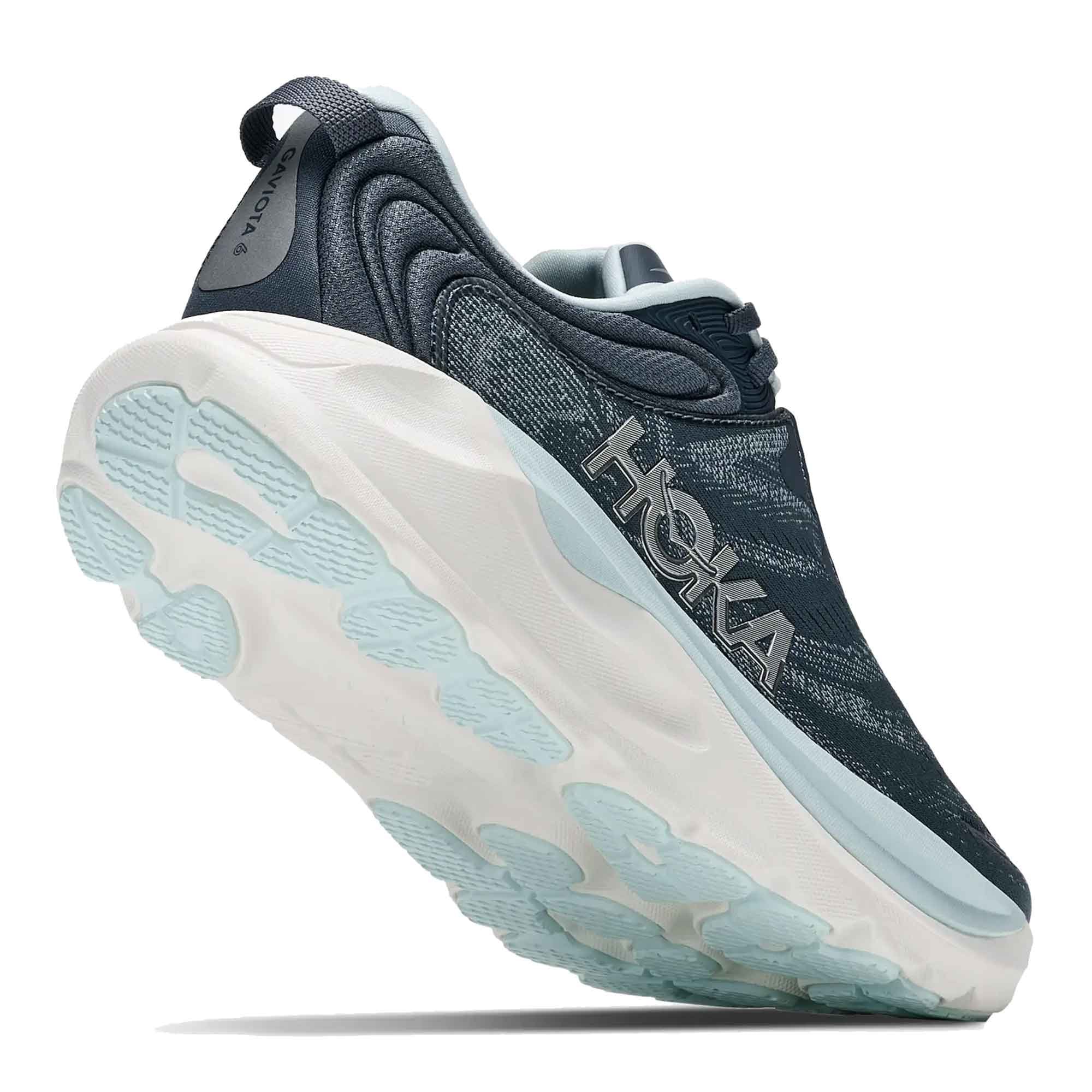 Hoka Gaviota 6 Wide Womens Running Shoes Faded Navy/Glimmering Blue