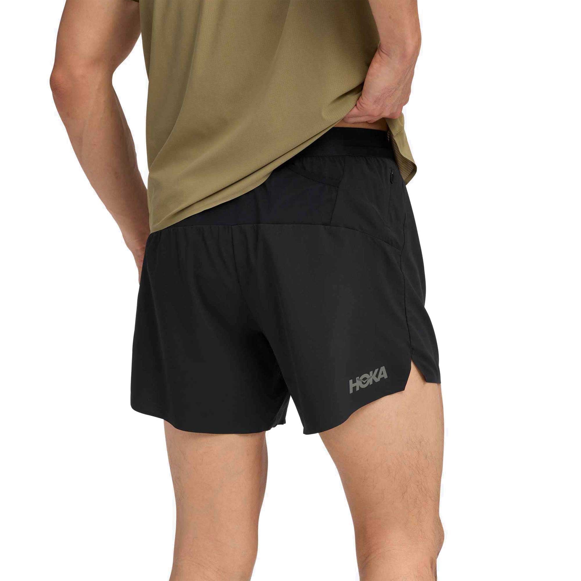 Hoka Glide 5'' Men's Running Shorts with Brief Black
