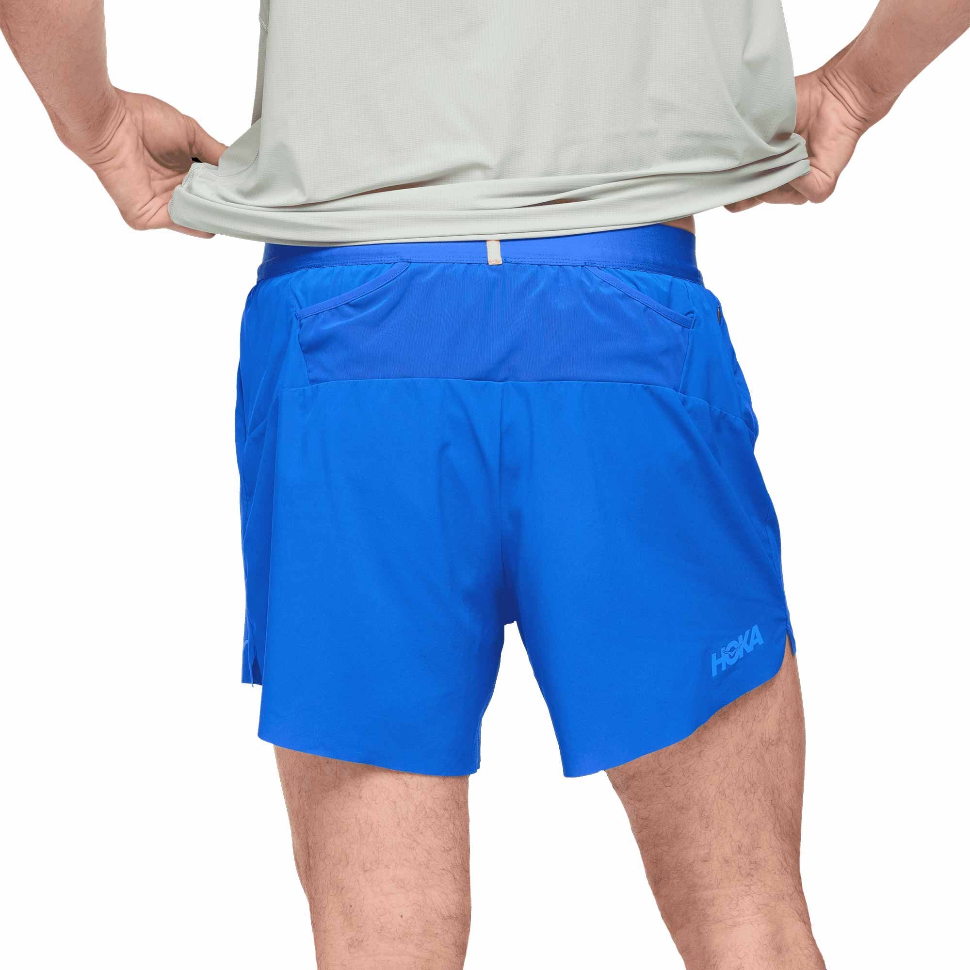 Hoka Glide 5'' Running Shorts with Brief Ultramarine