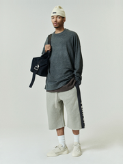 Panelled Raw Cut Off Sweatpant