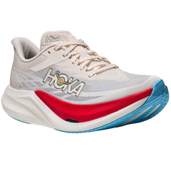 Hoka Rocket X 3 Men's Road Racing Shoes Alabaster/Frost