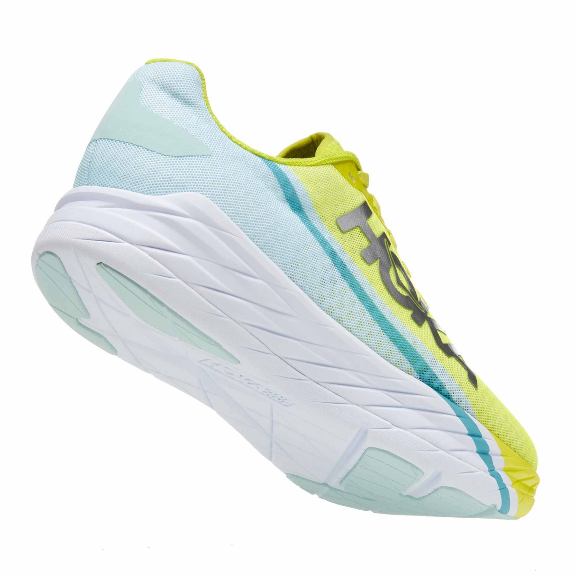 Hoka Rocket X Running Shoes Blue Glass/Evening Primrose