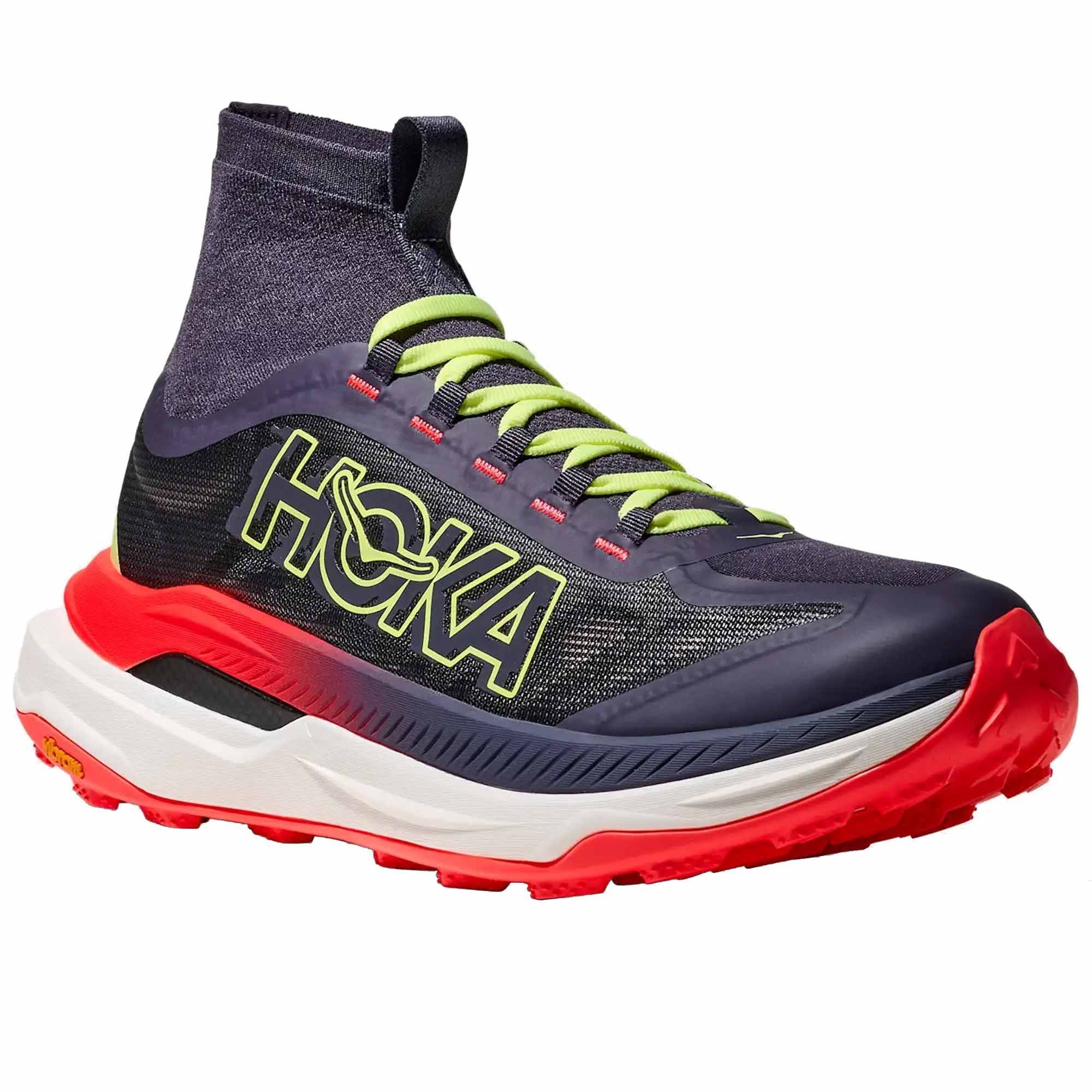 Hoka Tecton X 3 Mens Running Shoes SquidInk/NeonFlame