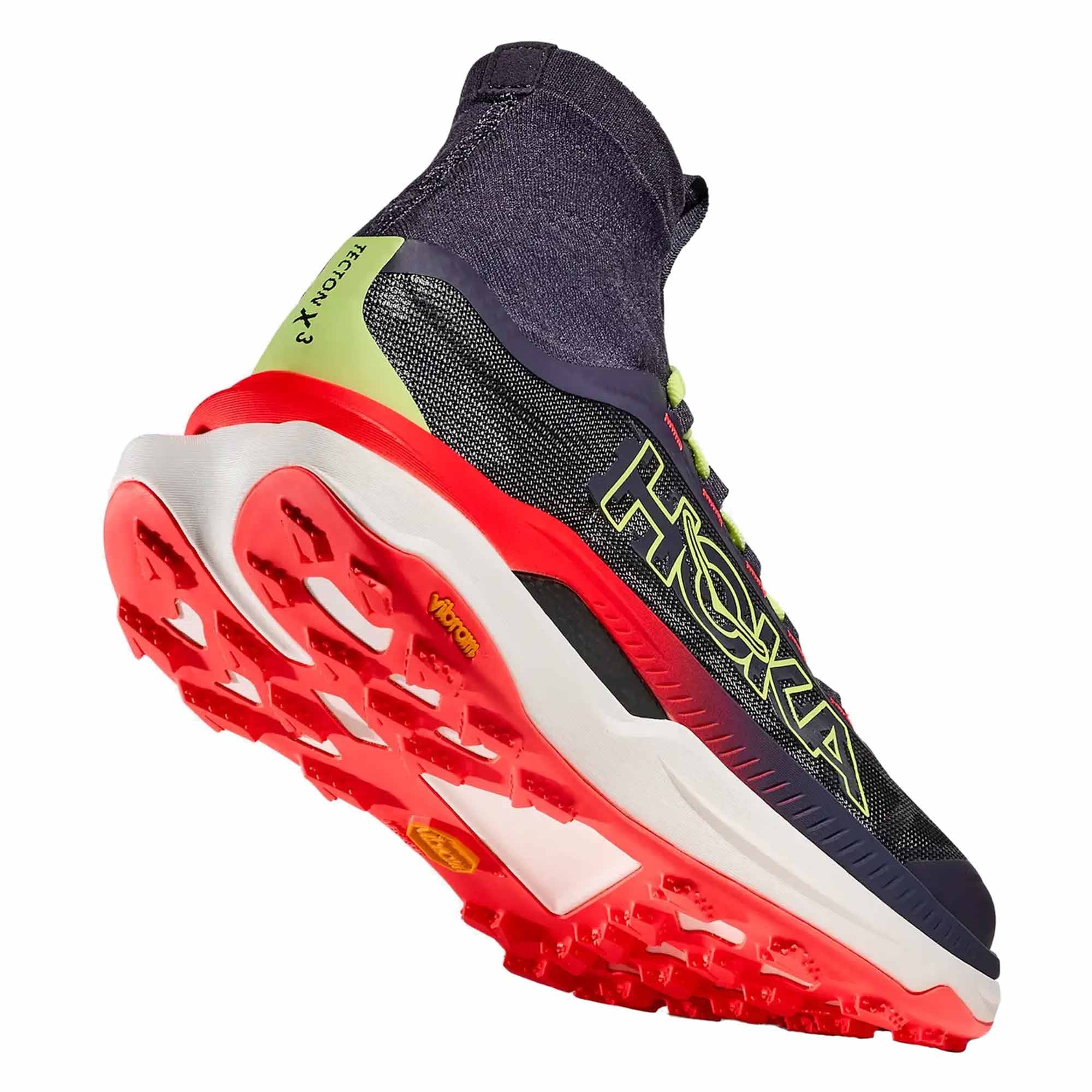Hoka Tecton X 3 Mens Running Shoes SquidInk/NeonFlame