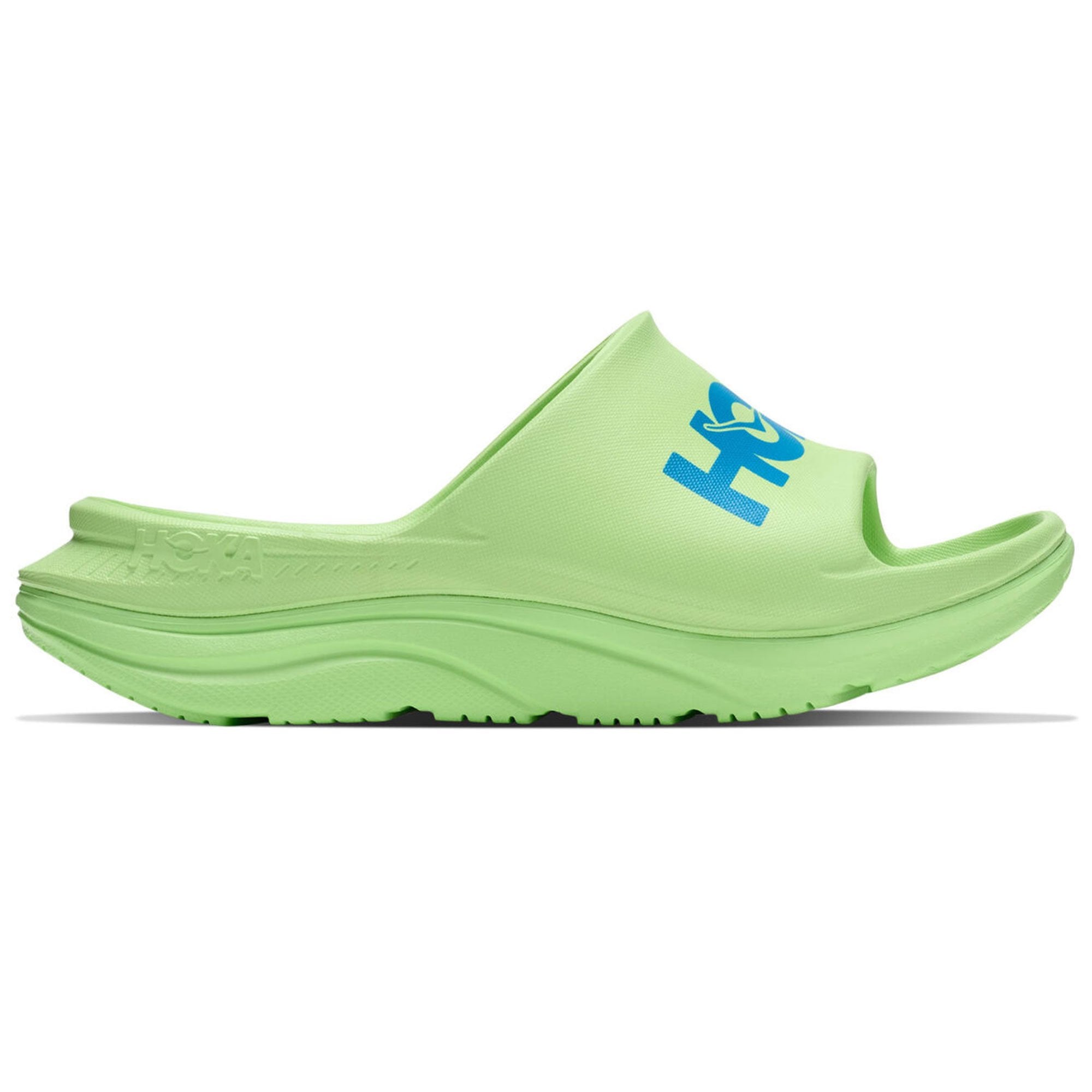 Hoka Women's ORA Athletic Sliders Tart Apple/Skyward Blue