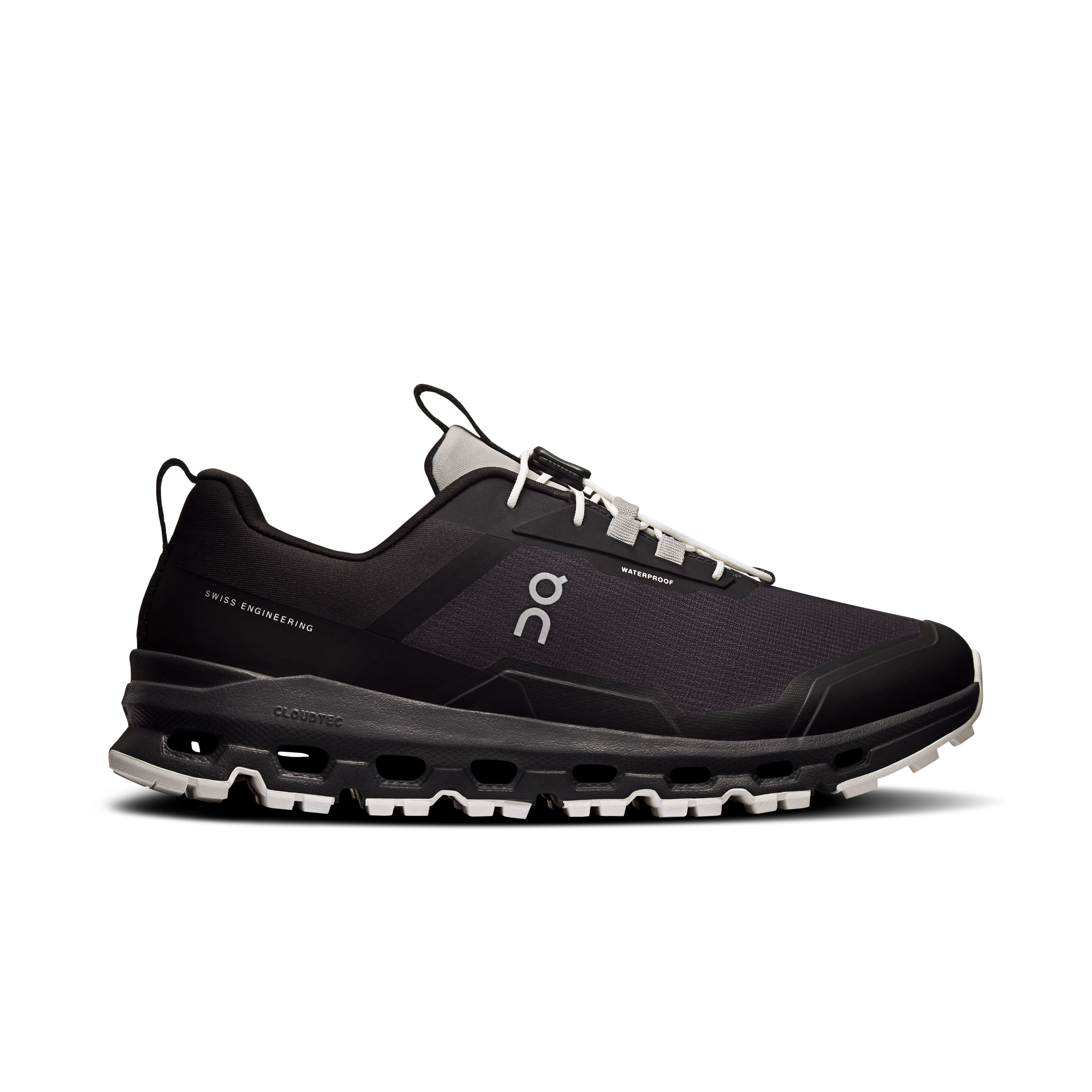 On Running Kids' Cloudhero Waterproof Shoes - Magnet / Black