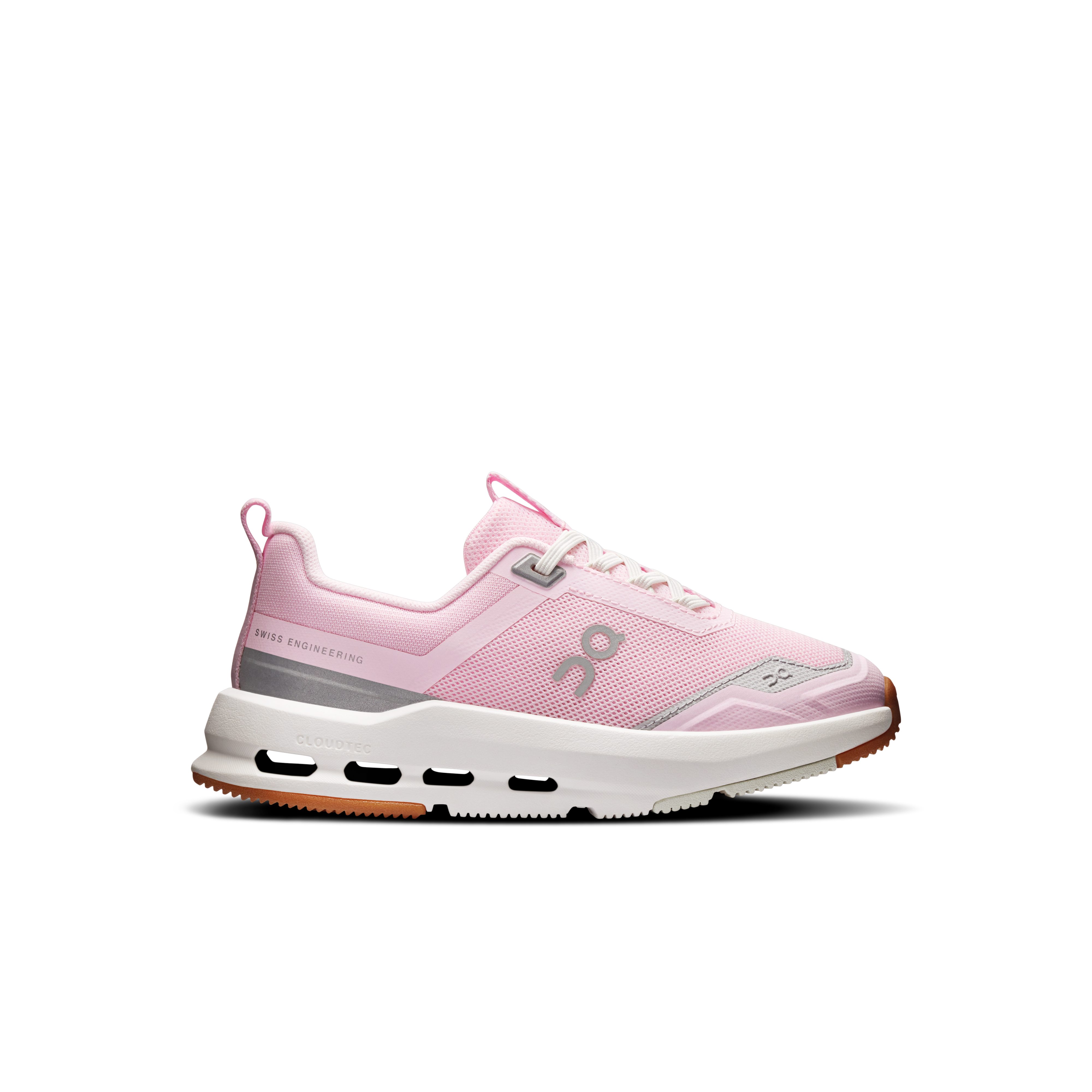On Running Kids' Cloudnova Kids Shoes - Peony / Iceberg