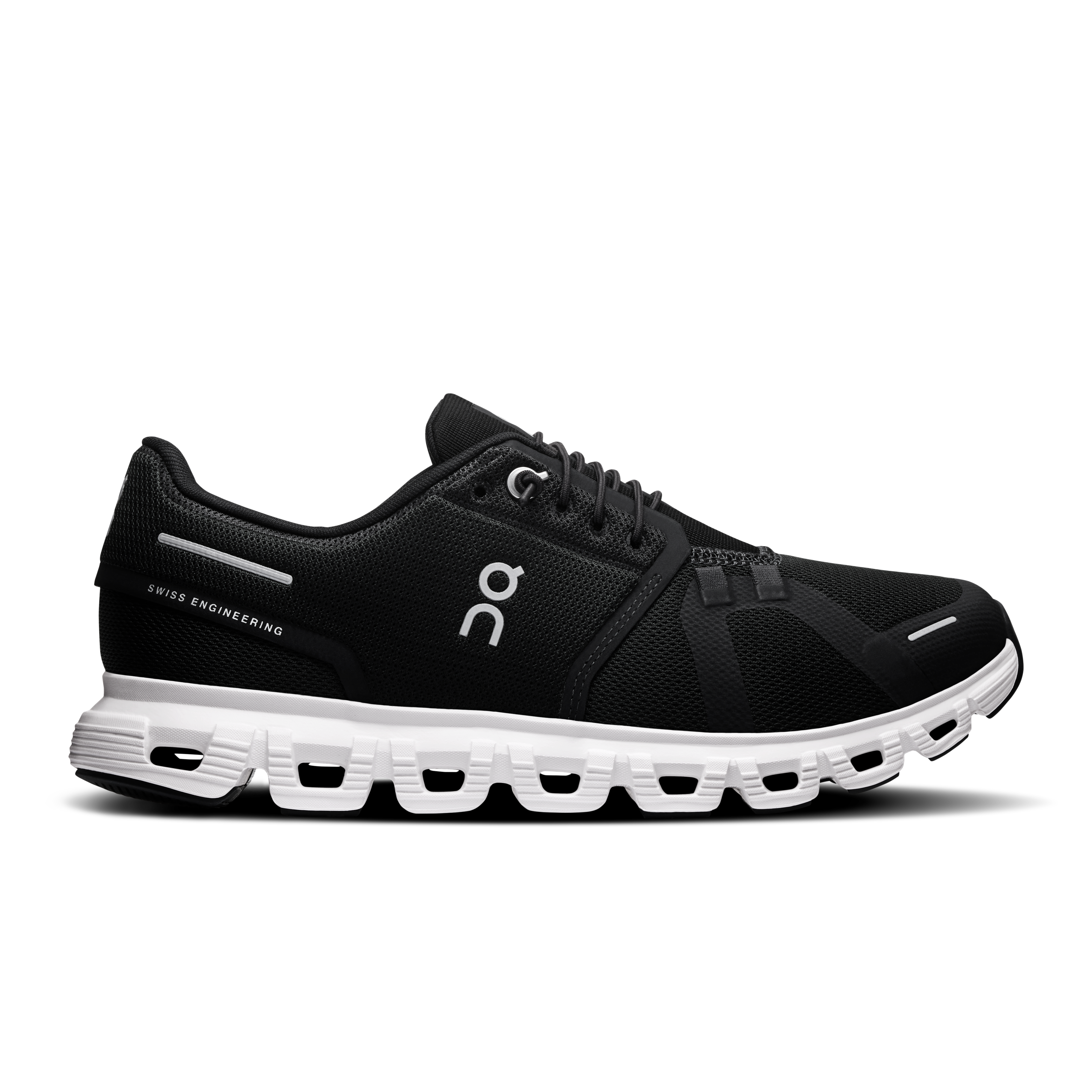 On Running Women's Cloud 6 Wide Shoes - Black / White
