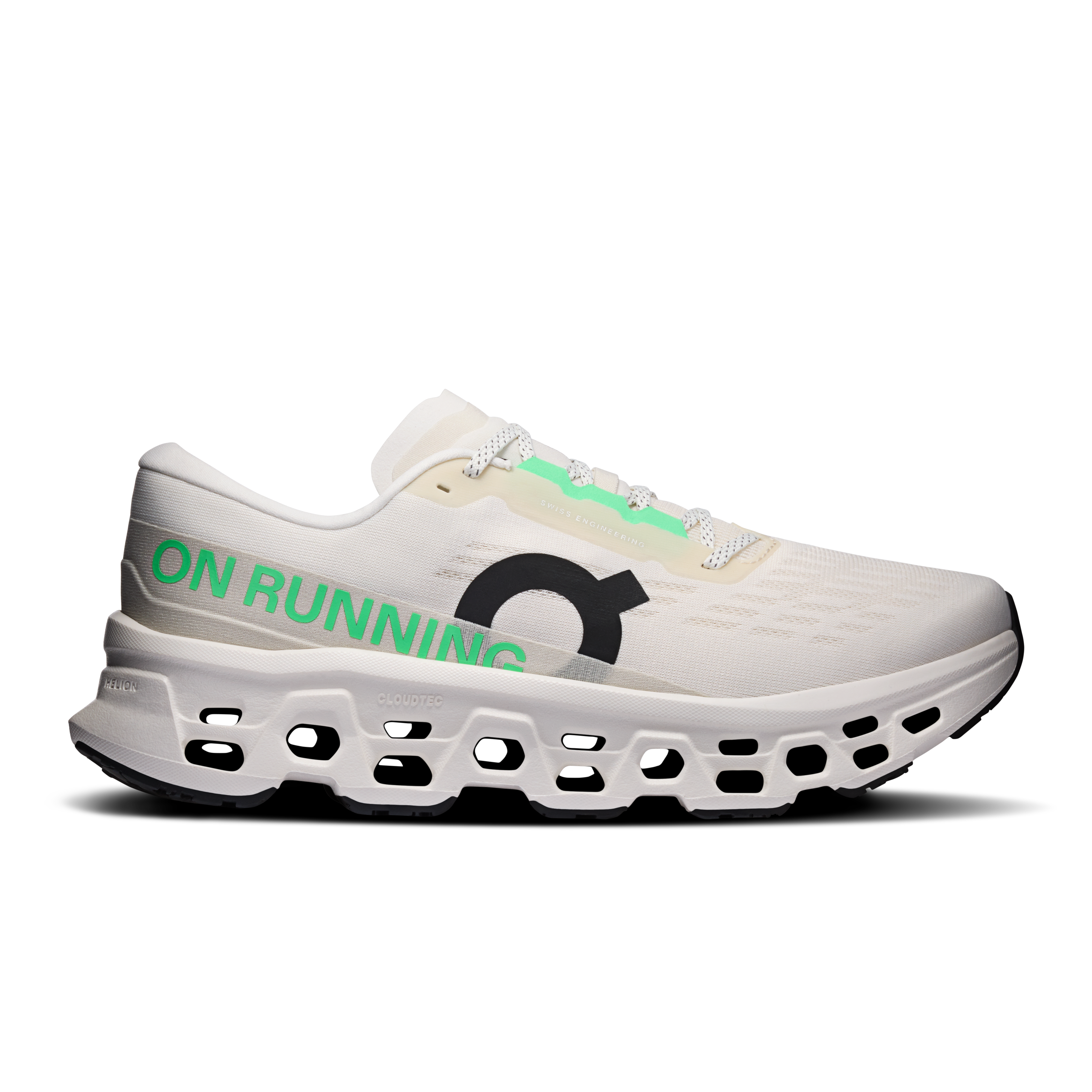 On Running Men's Cloudmonster 3 Wide Shoes - Ivory / Ivory