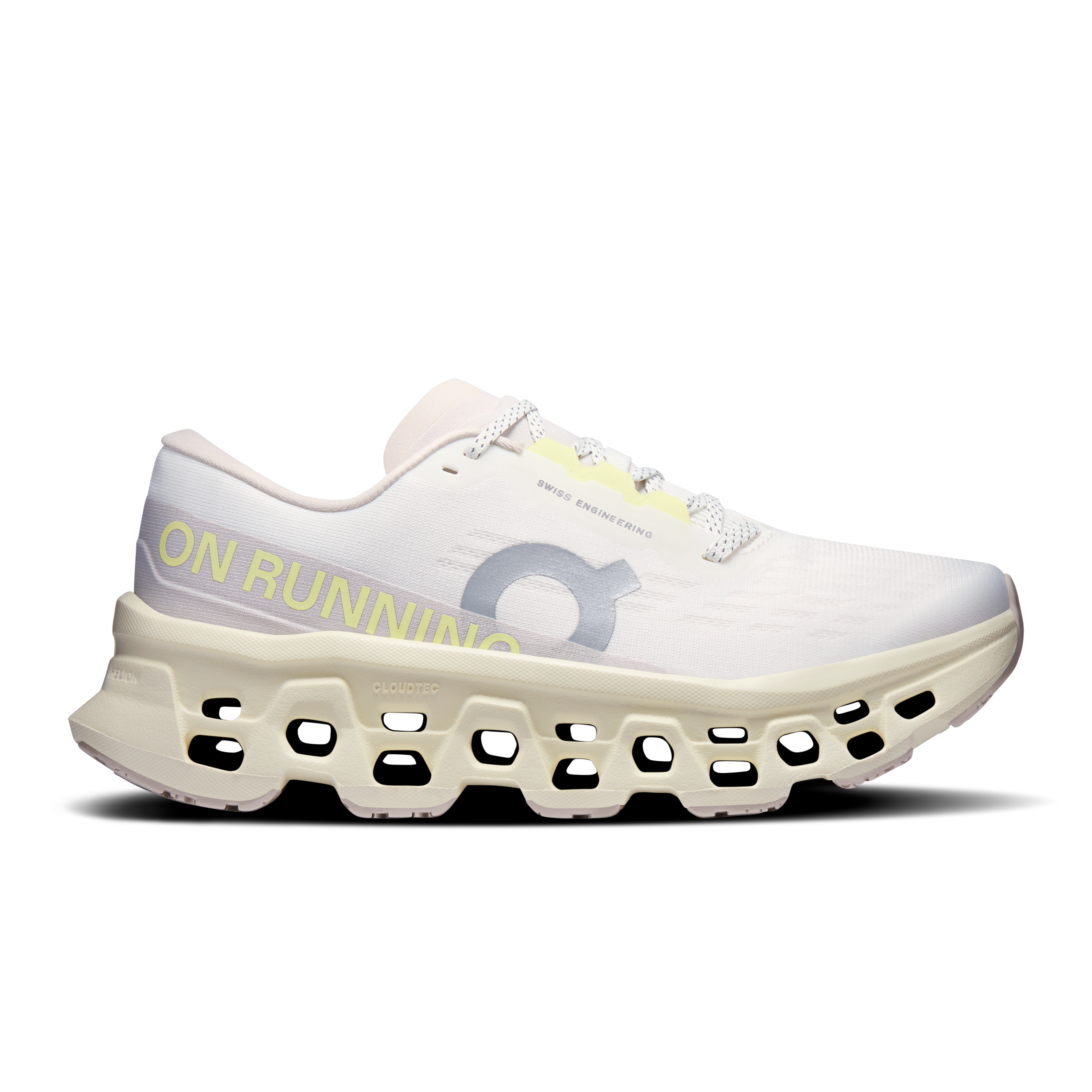 On Running Women's Cloudmonster 3 Shoes - Ivory / Seedling