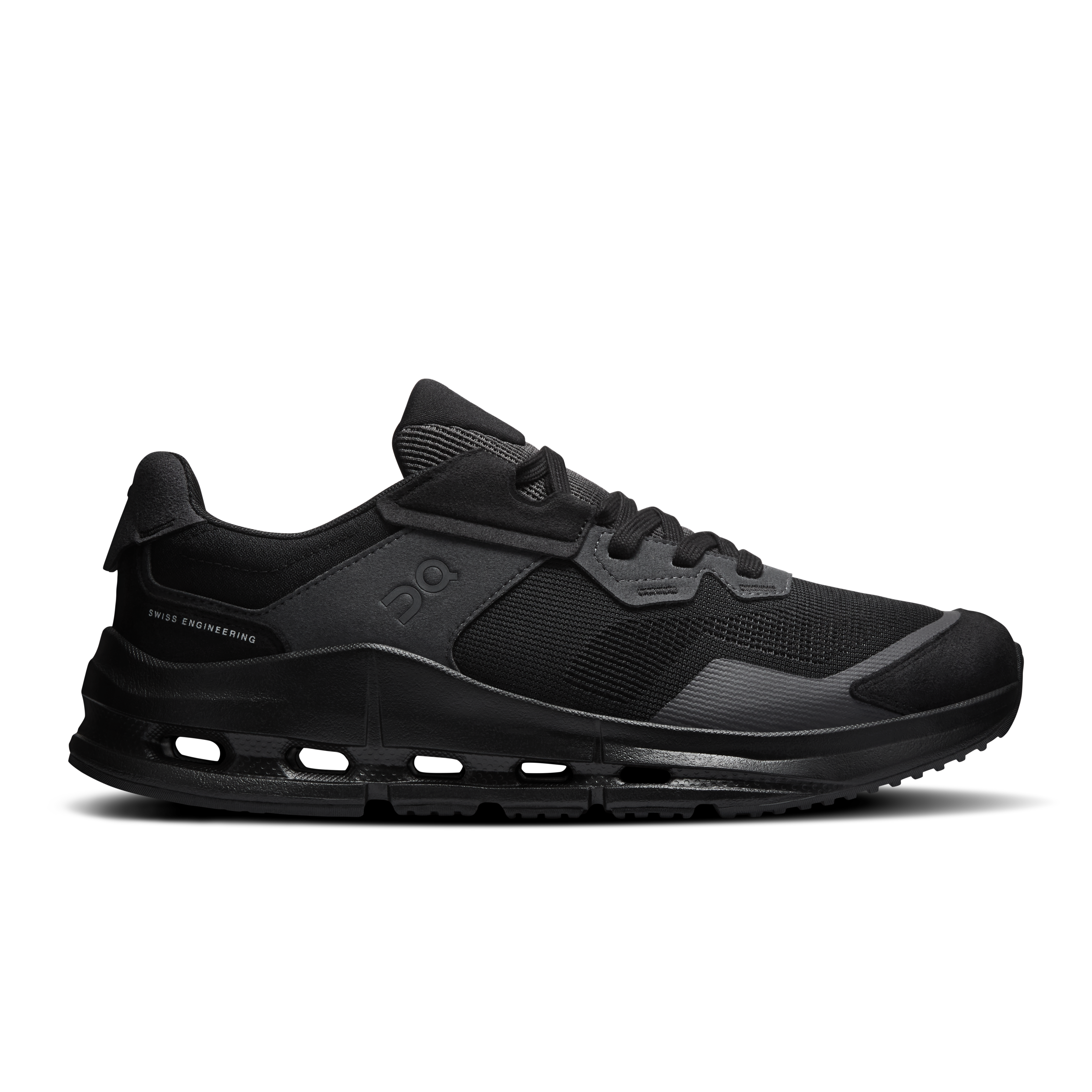 On Running Men's Cloudnova Rift Shoes - Black / Black