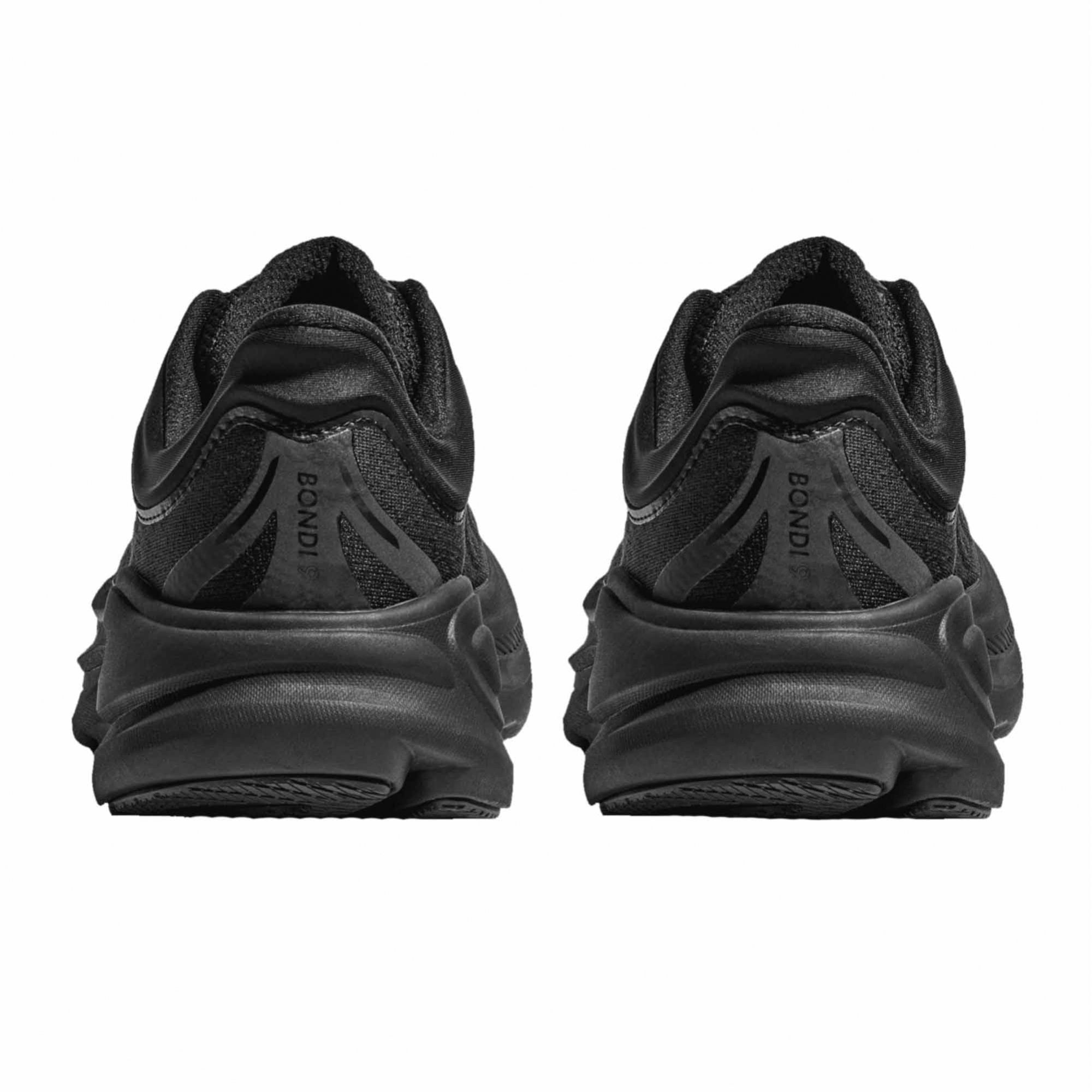 Hoka Bondi 9 Wide Womens Running Shoes Black/Black