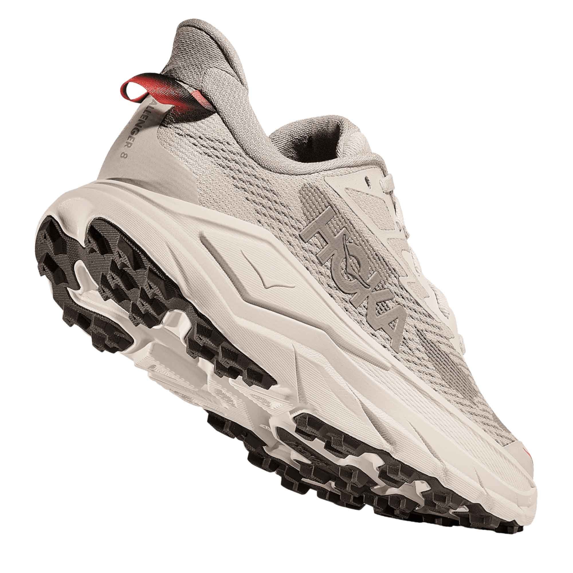 Hoka Challenger 8 Women's Trail Running Shoes Stucco/Asphalt