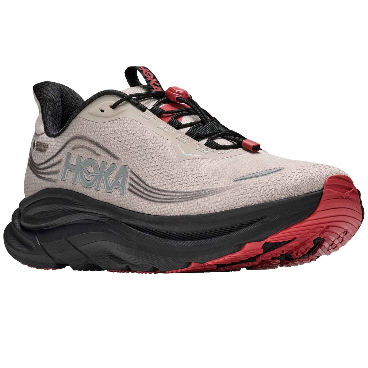 Hoka Clifton 11 Gore-Tex Mens Waterproof Running Shoes Rock Grey/Carbon Black