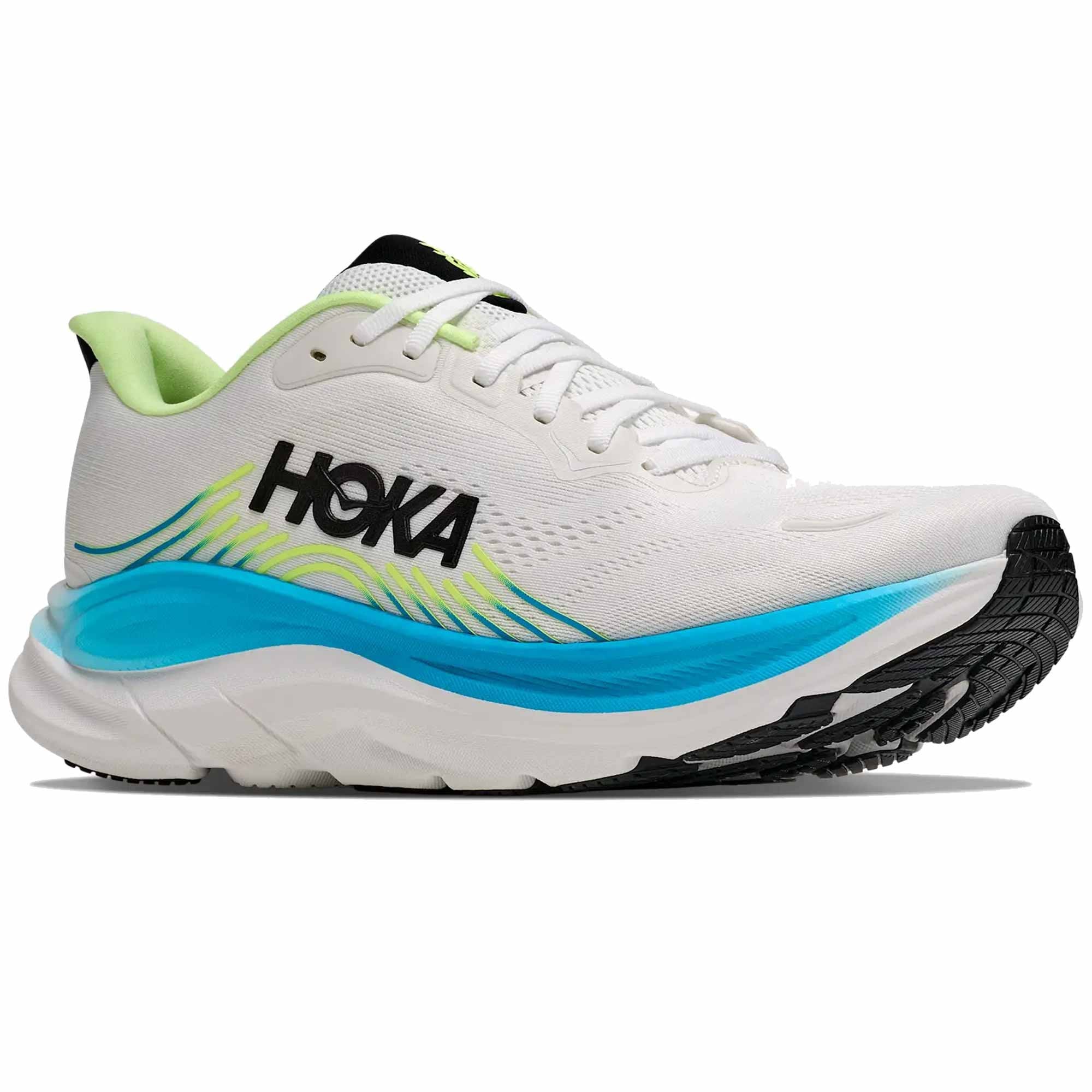 Hoka Clifton 11 Wide Mens Running Shoes Frost/Black
