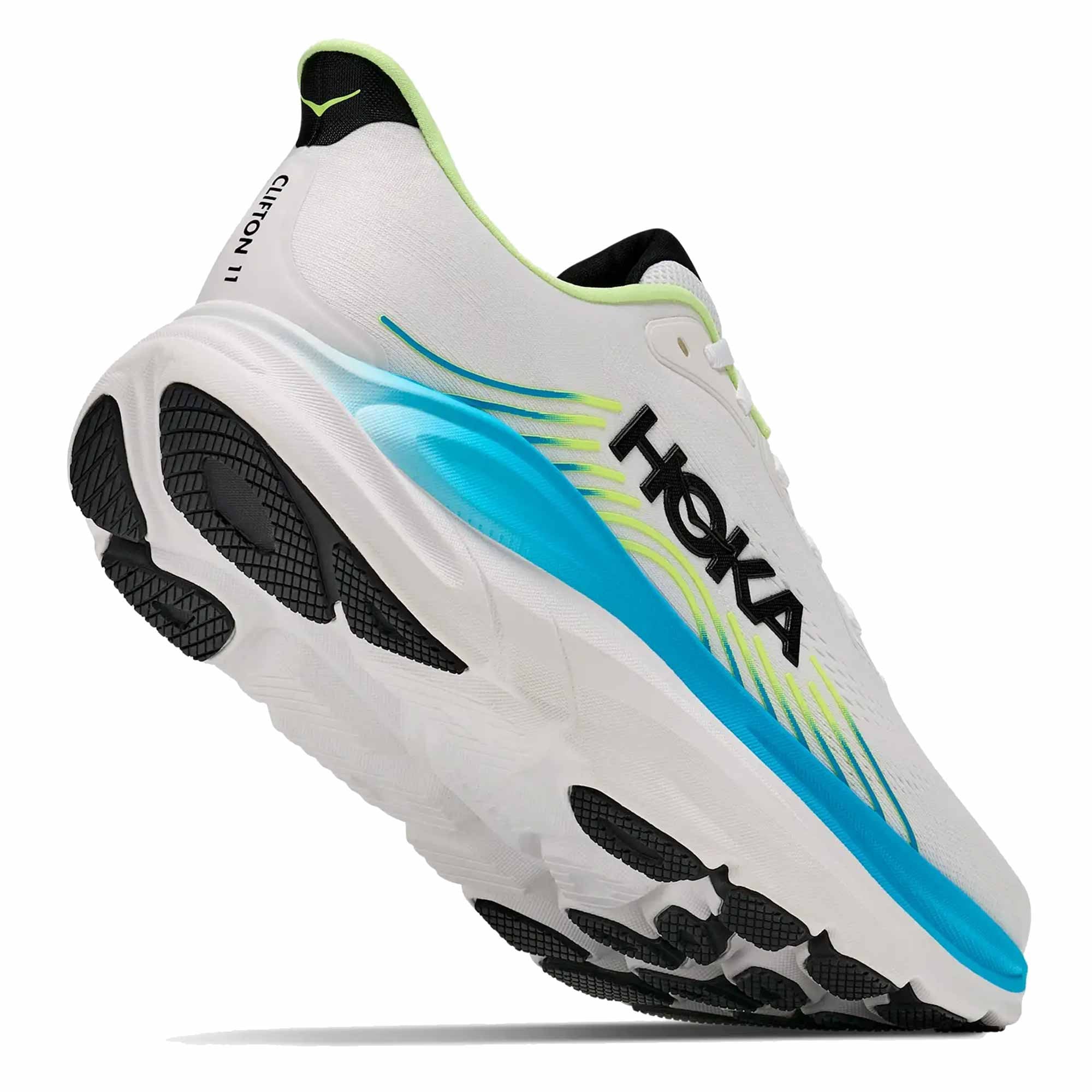 Hoka Clifton 11 Wide Mens Running Shoes Frost/Black