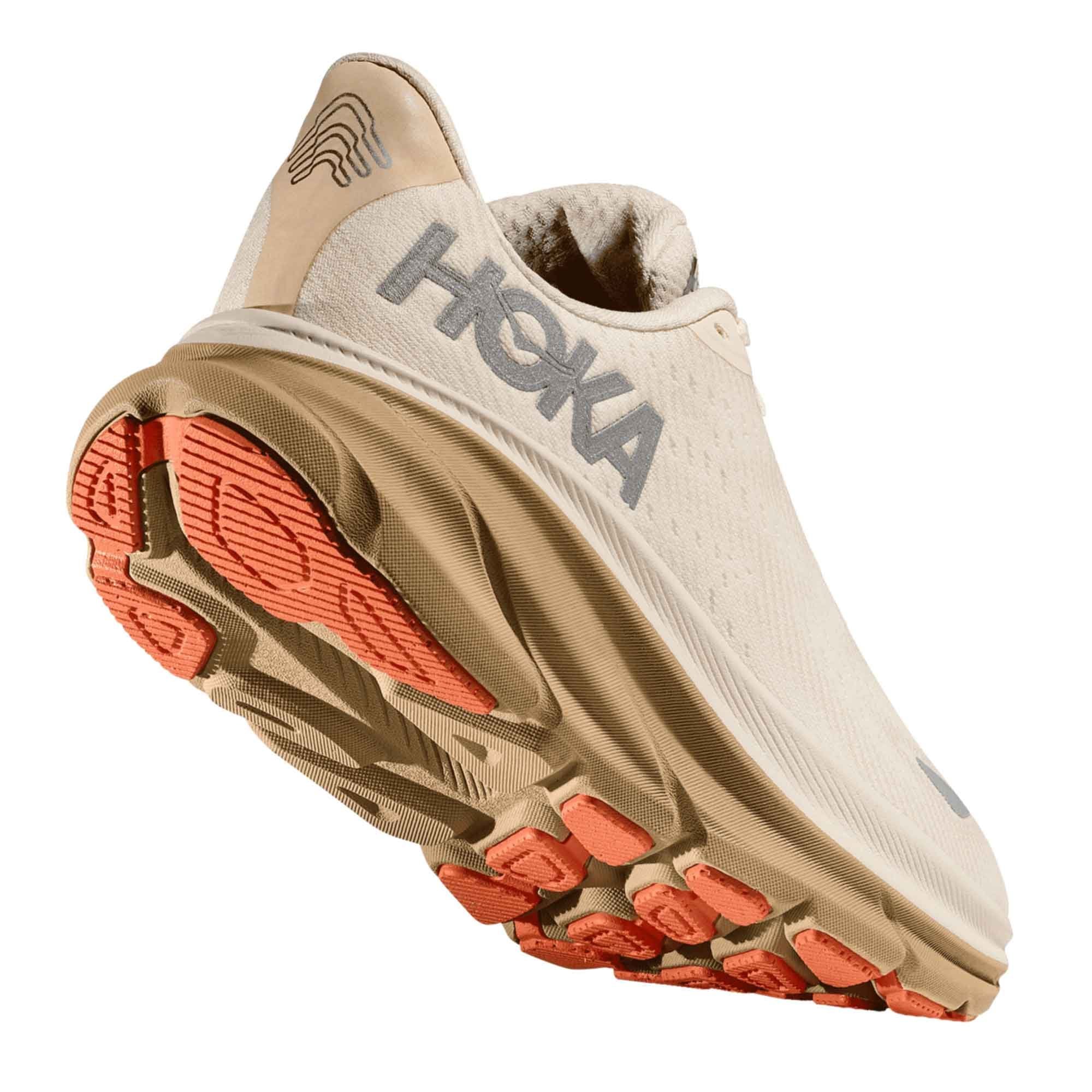 Hoka Clifton 9 Gore-Tex Womens Waterproof Running Shoes Eggshell/Khaki