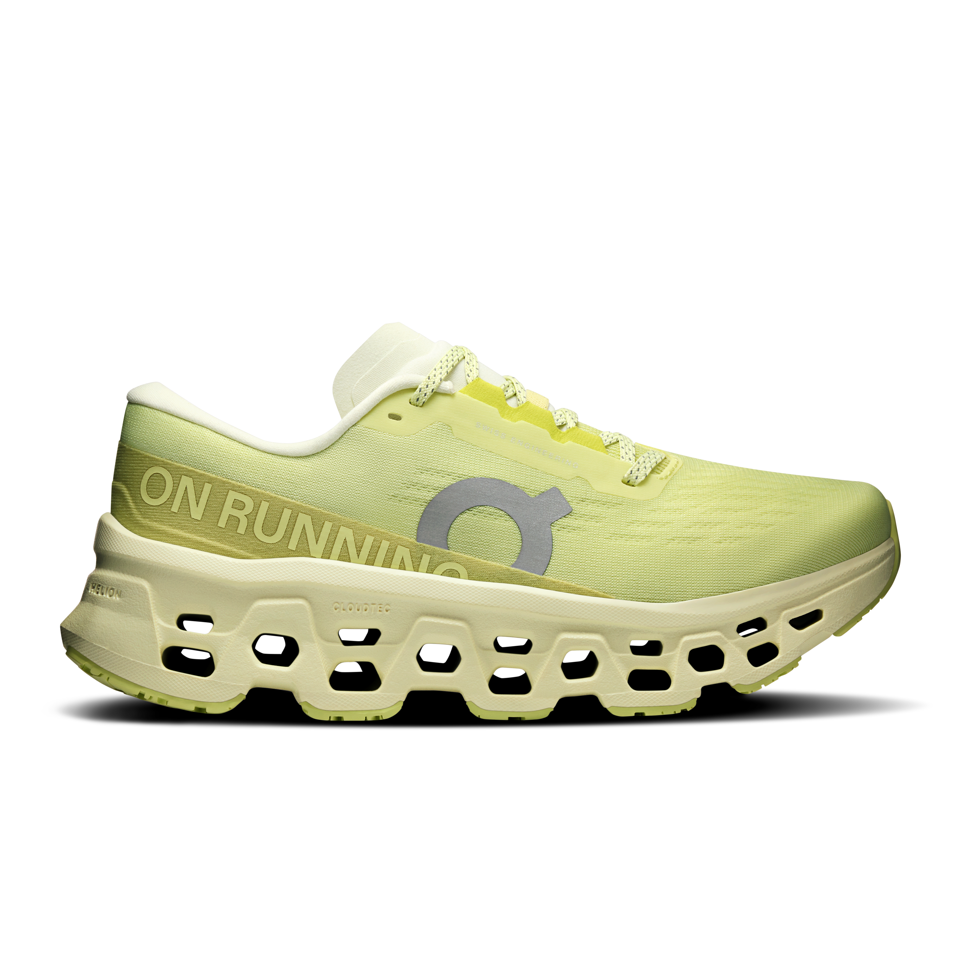 On Running Women's Cloudmonster 3 Shoes - Limelight / Seedling