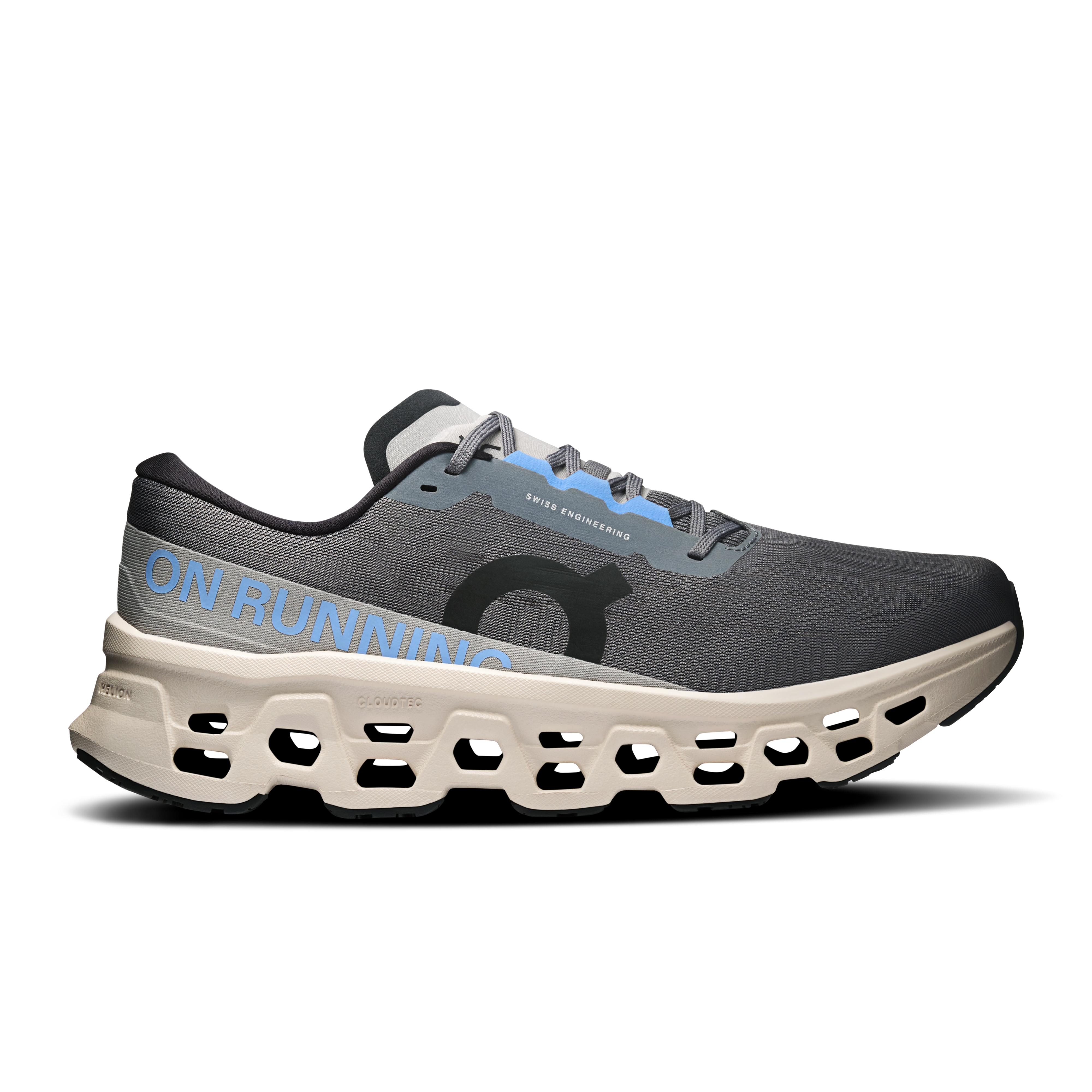 On Running Men's Cloudmonster 3 Shoes - Rock / Silver