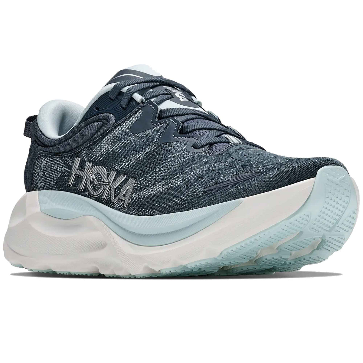Hoka Gaviota 6 Wide Womens Running Shoes Faded Navy/Glimmering Blue